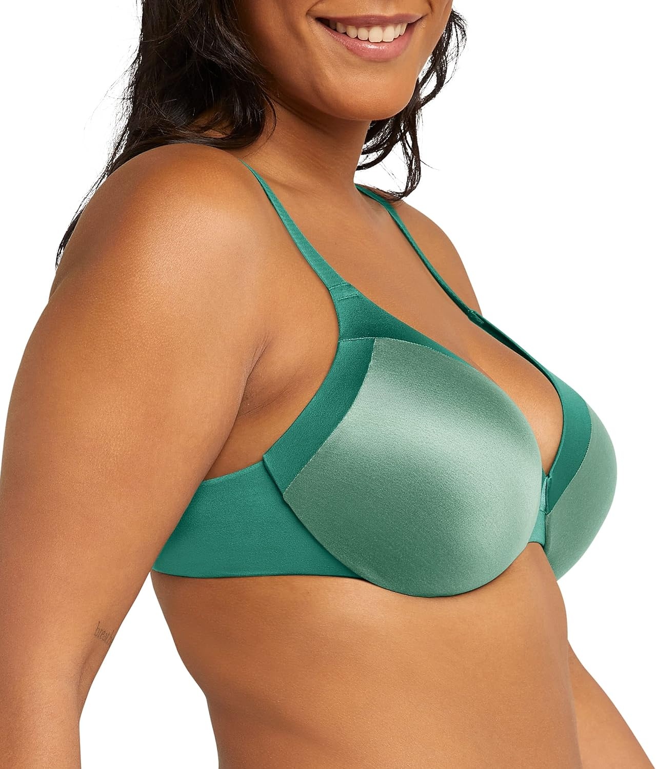image:imageMaidenform Womens Comfort Devotion Underwire Bra Convertible Tshirt Bra Retired ColorsDeep Green Palm