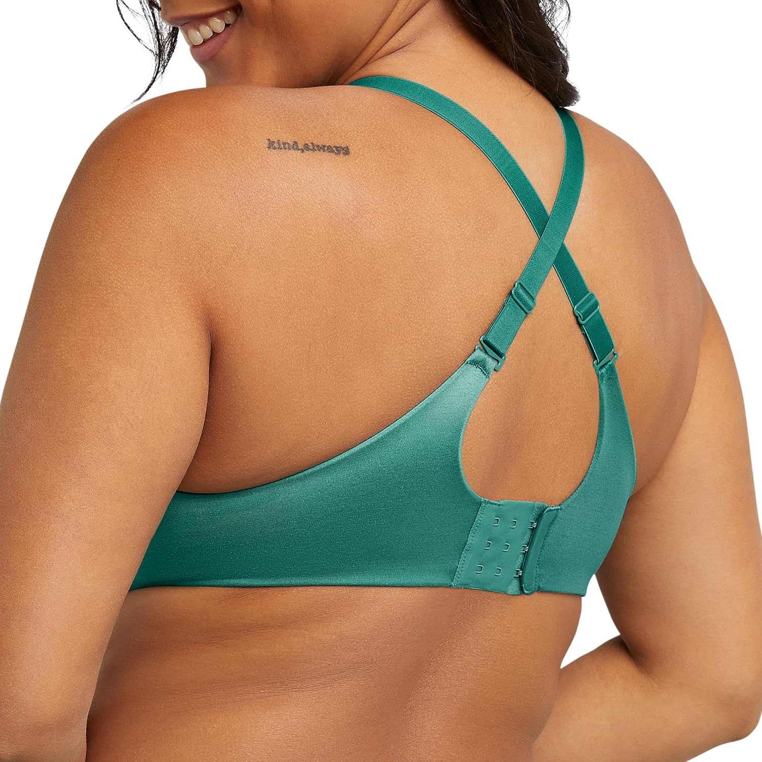 image:imageMaidenform Womens Comfort Devotion Underwire Bra Convertible Tshirt Bra Retired ColorsDeep Green Palm
