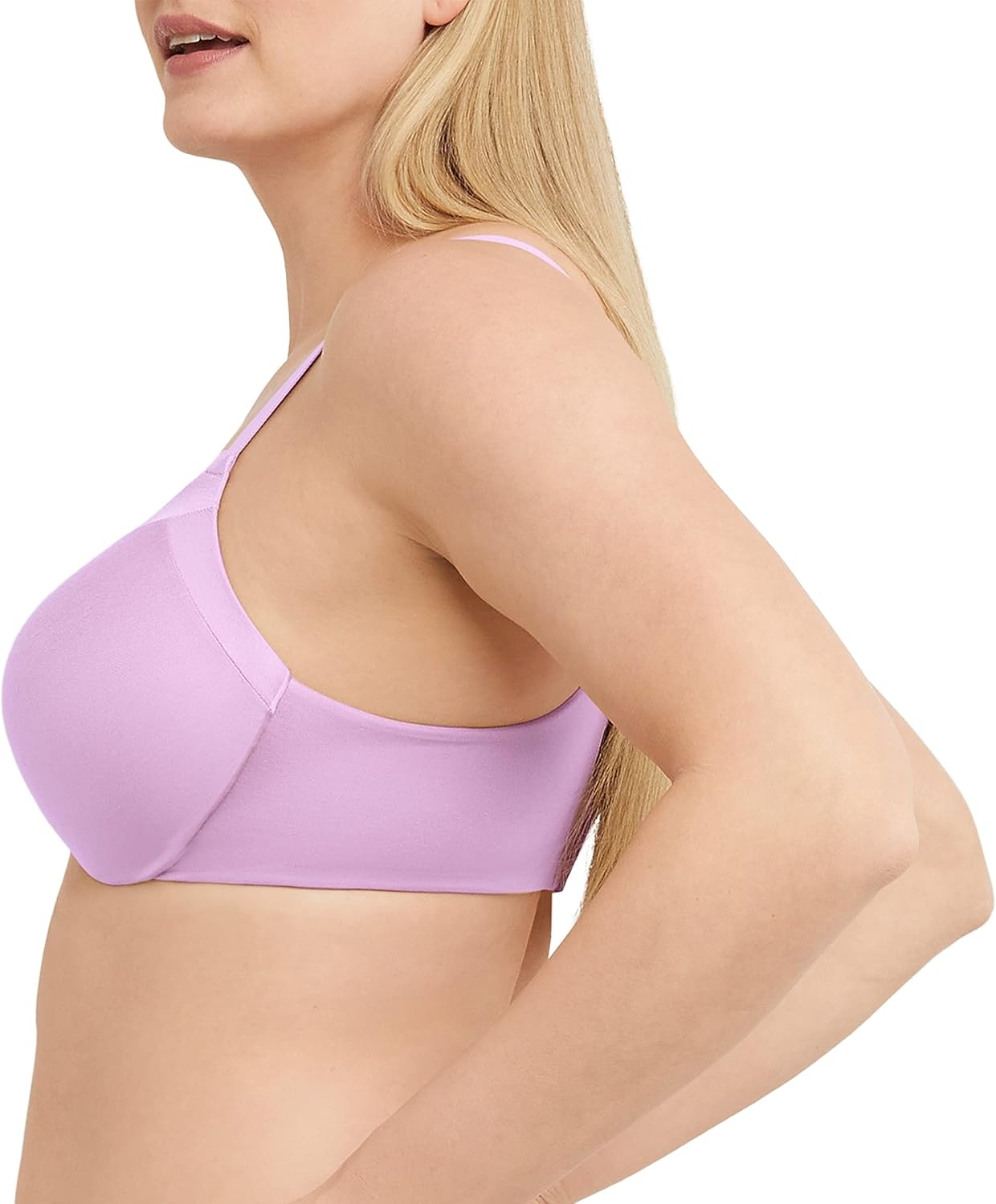 image:imageMaidenform Womens Comfort Devotion Underwire Bra Convertible Tshirt Bra Retired ColorsLavender Sparkle
