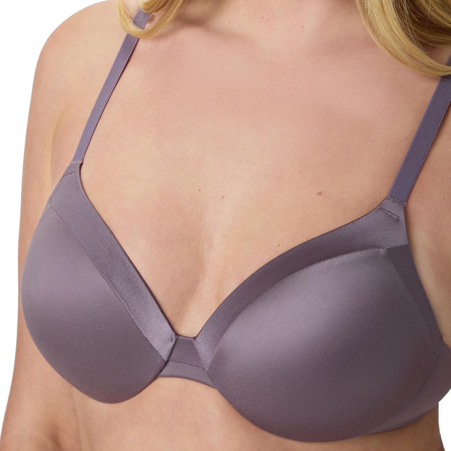 image:imageMaidenform Womens Comfort Devotion Underwire Bra Convertible Tshirt Bra Retired ColorsPerfectly Purple