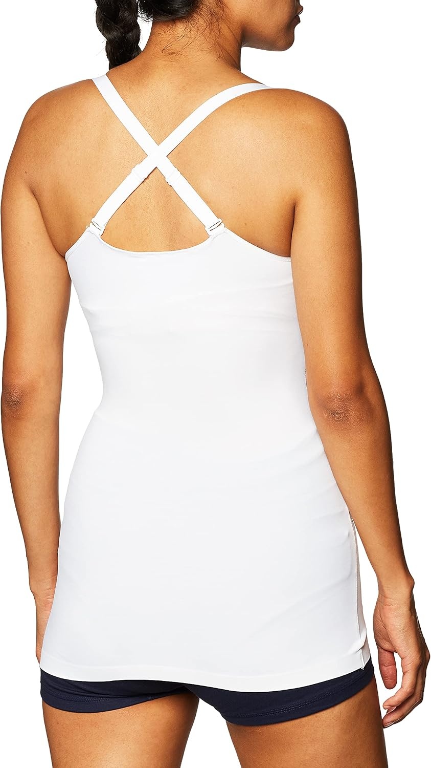 image:imageMaidenform Womens Cover Your Bases SmoothTec Shapewear Camisole DM0038White