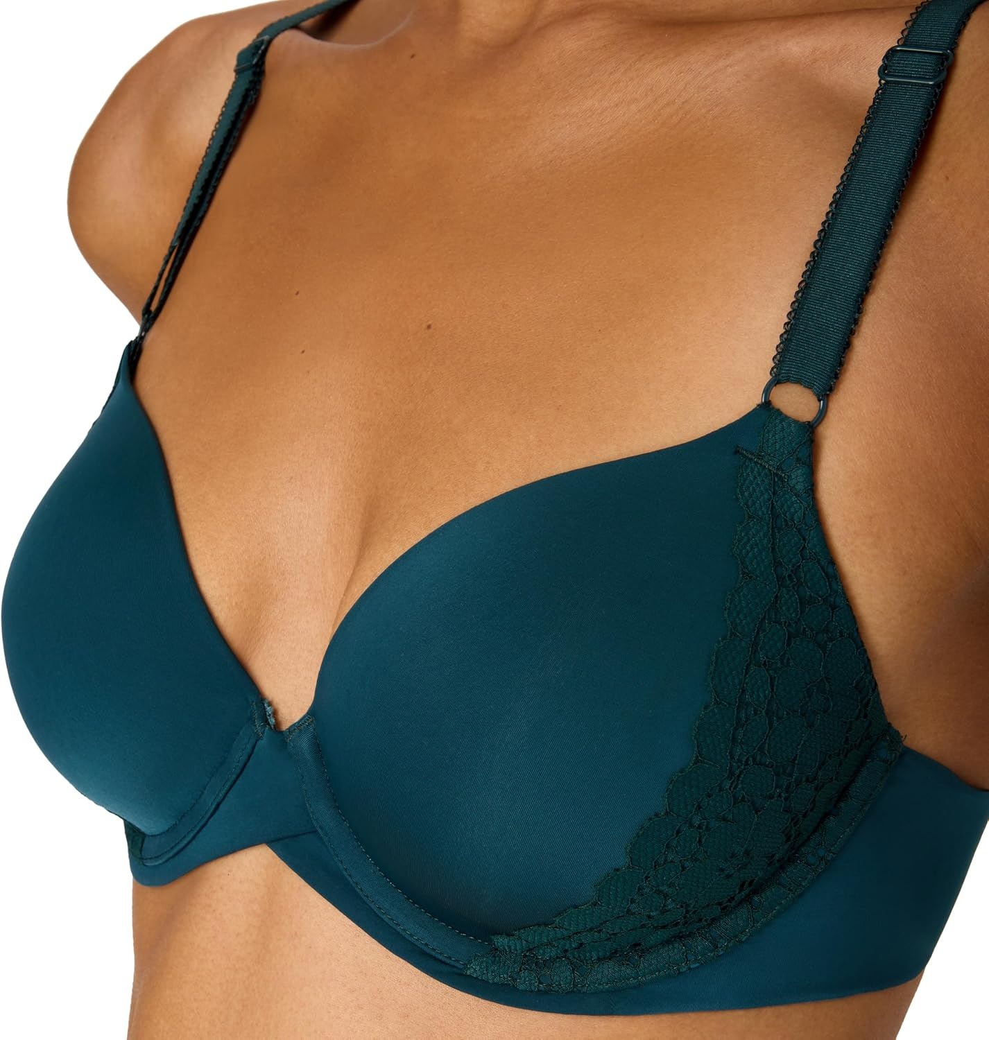 image:imageMaidenform Womens Demi Underwire Bra One Fab Fit Lightly Padded Bras for Women Convertible Straps PlusFashion Green