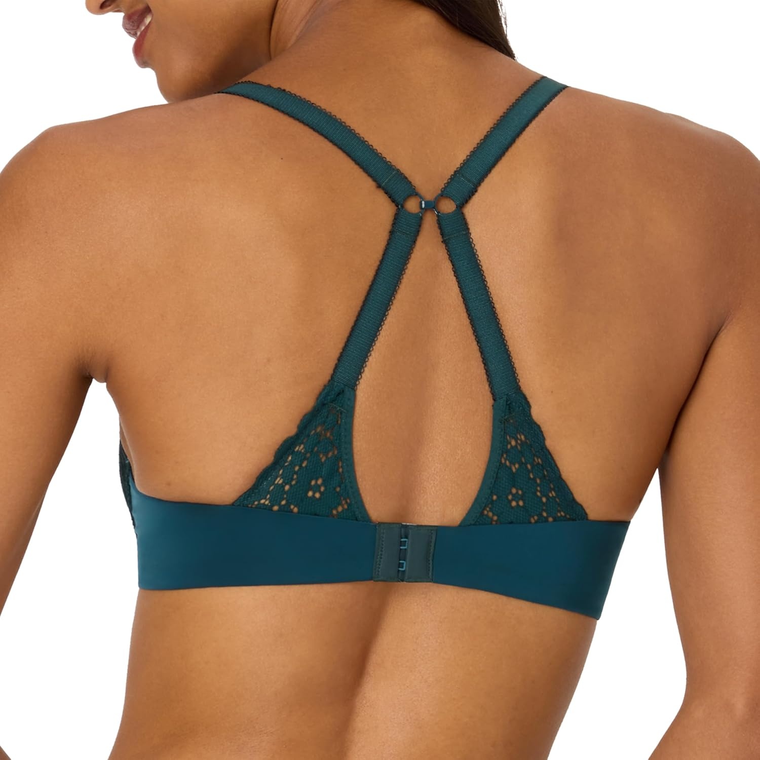 image:imageMaidenform Womens Demi Underwire Bra One Fab Fit Lightly Padded Bras for Women Convertible Straps PlusFashion Green
