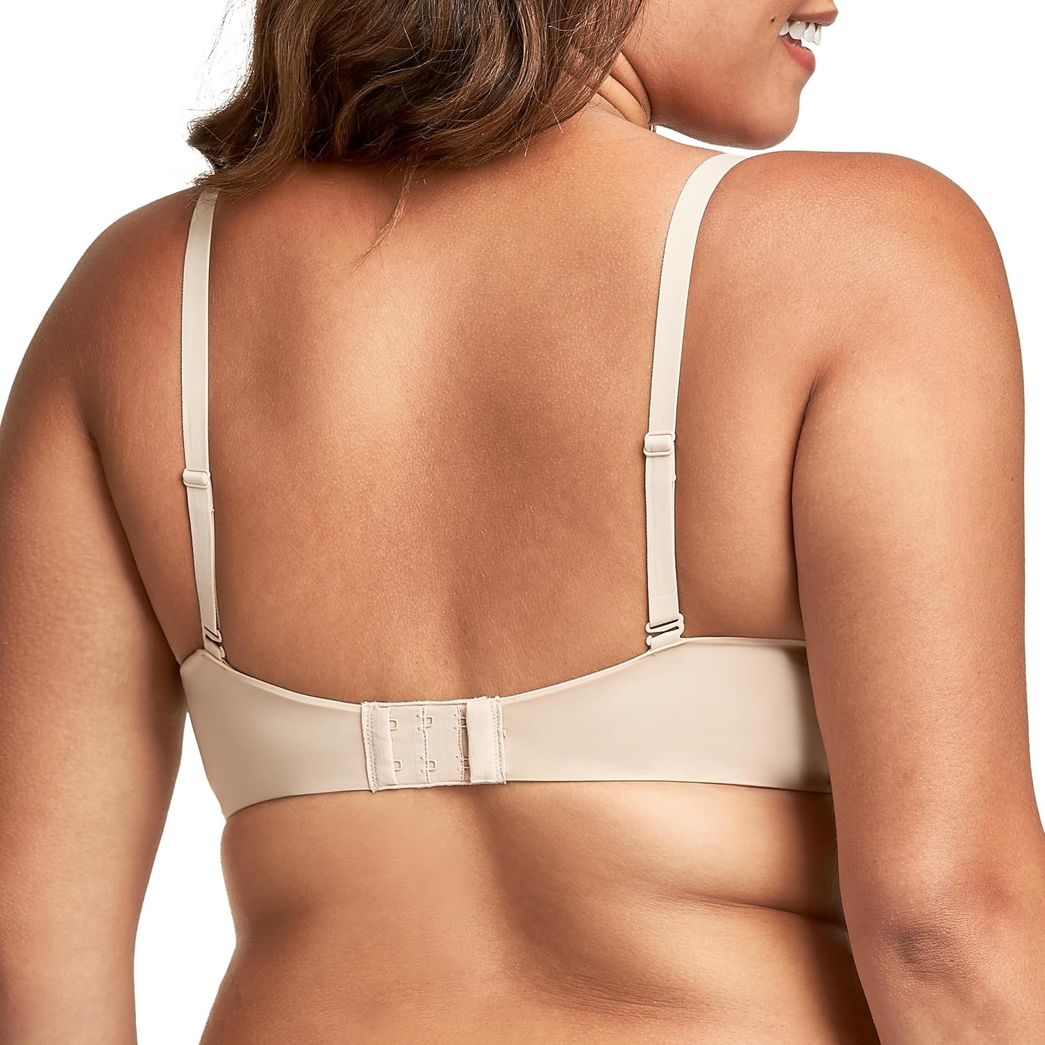 image:imageMaidenform Womens Demi Underwire Bra One Fab Fit Lightly Padded Bras for Women Convertible Straps PlusParis Nude
