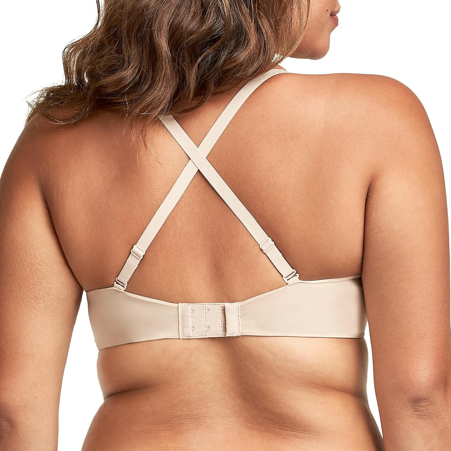 image:imageMaidenform Womens Demi Underwire Bra One Fab Fit Lightly Padded Bras for Women Convertible Straps PlusParis Nude