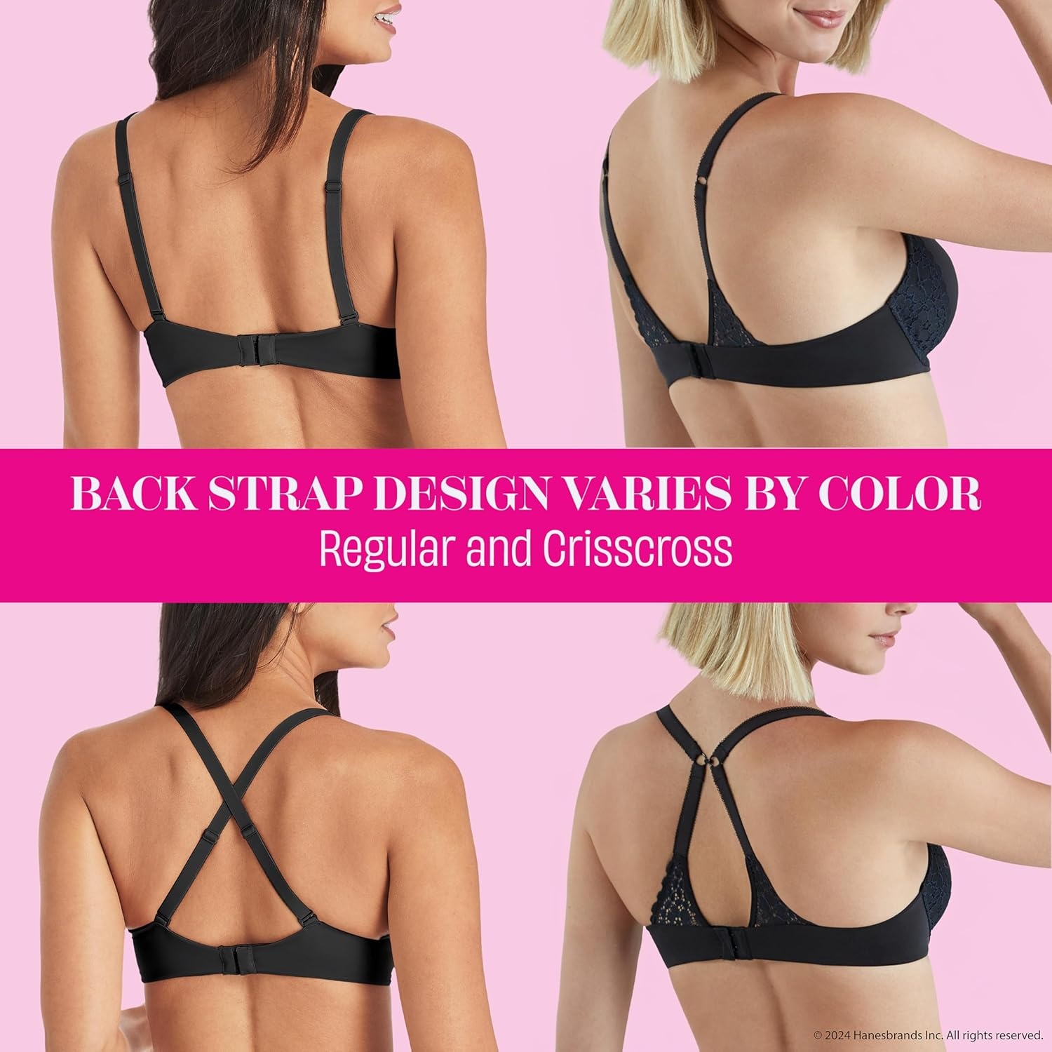image:imageMaidenform Womens Demi Underwire Bra One Fab Fit Lightly Padded Bras for Women Convertible Straps PlusSandshell