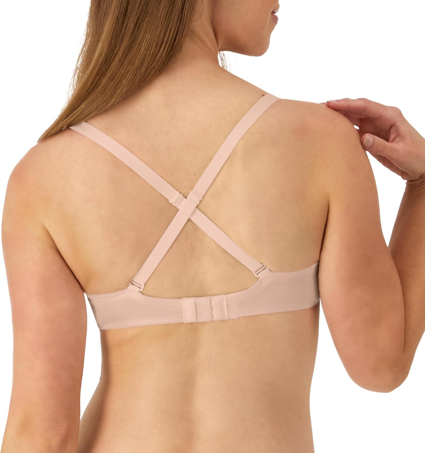 image:imageMaidenform Womens Demi Underwire Bra One Fab Fit Lightly Padded Bras for Women Convertible Straps PlusSandshell