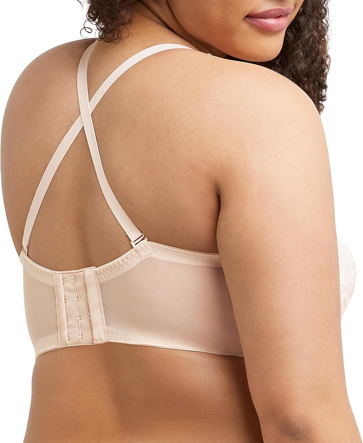 image:imageMaidenform Womens Lace Bralette Padded Longline Bralettes Convertible Wireless Bras for Women PlusSandshell Bloom Lace