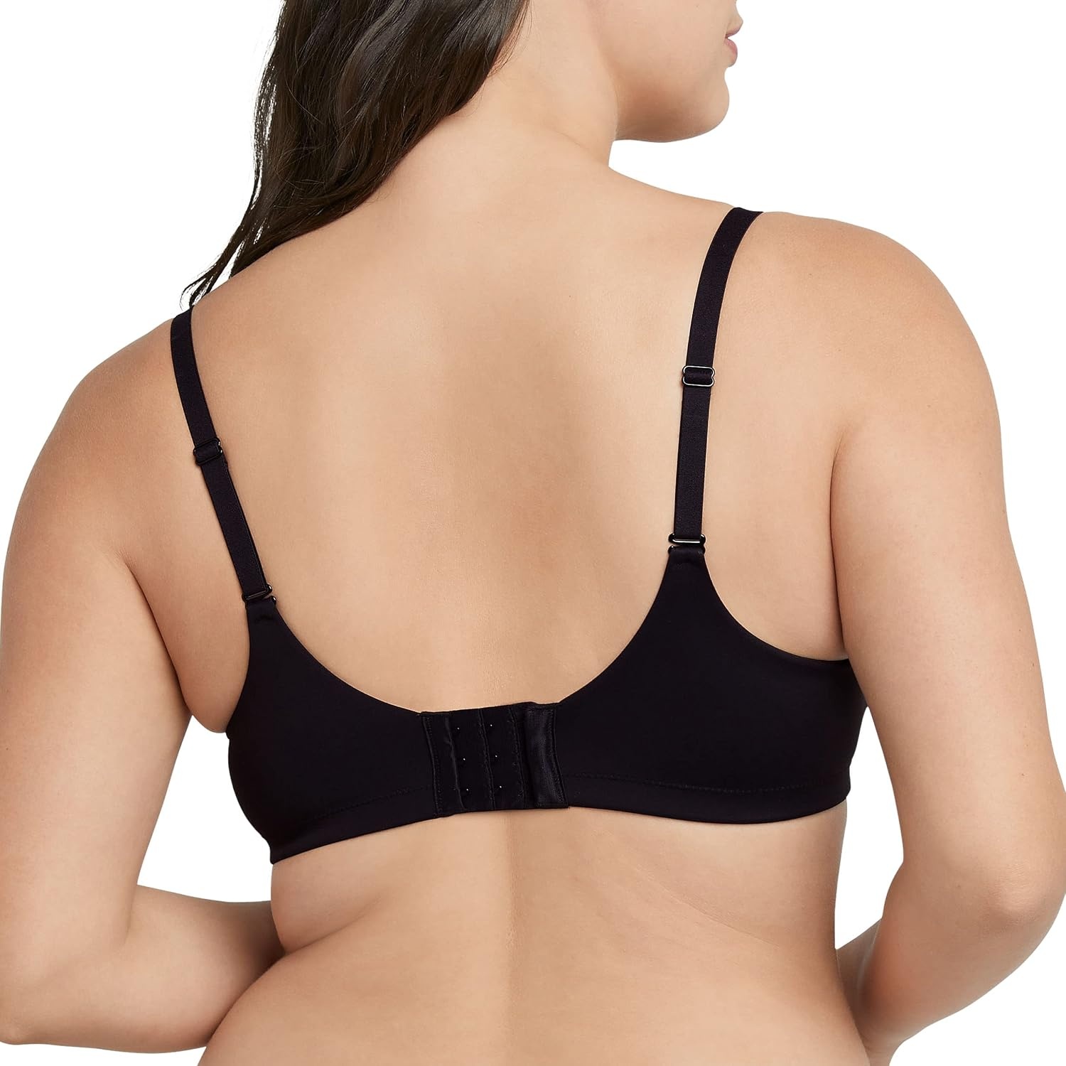 image:imageMaidenform Womens M Soft Support Wireless Bralette Soft Convertible Bra with LaceBlack