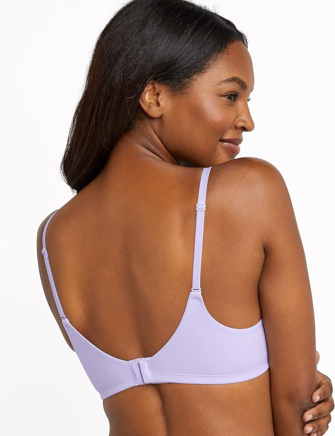 image:imageMaidenform Womens M Soft Support Wireless Bralette Soft Convertible Bra with LaceCoral Zest