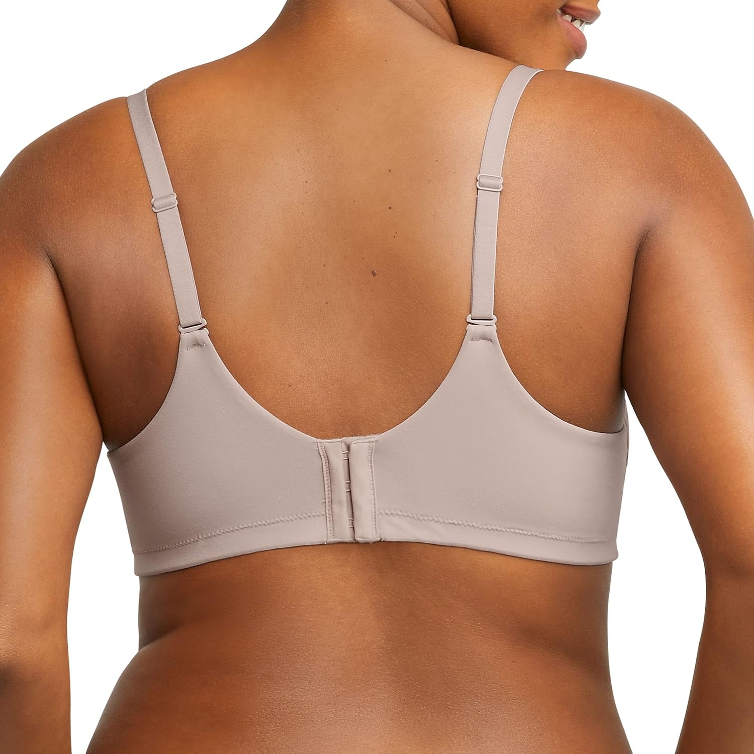 image:imageMaidenform Womens M Soft Support Wireless Bralette Soft Convertible Bra with LaceEvening Blush