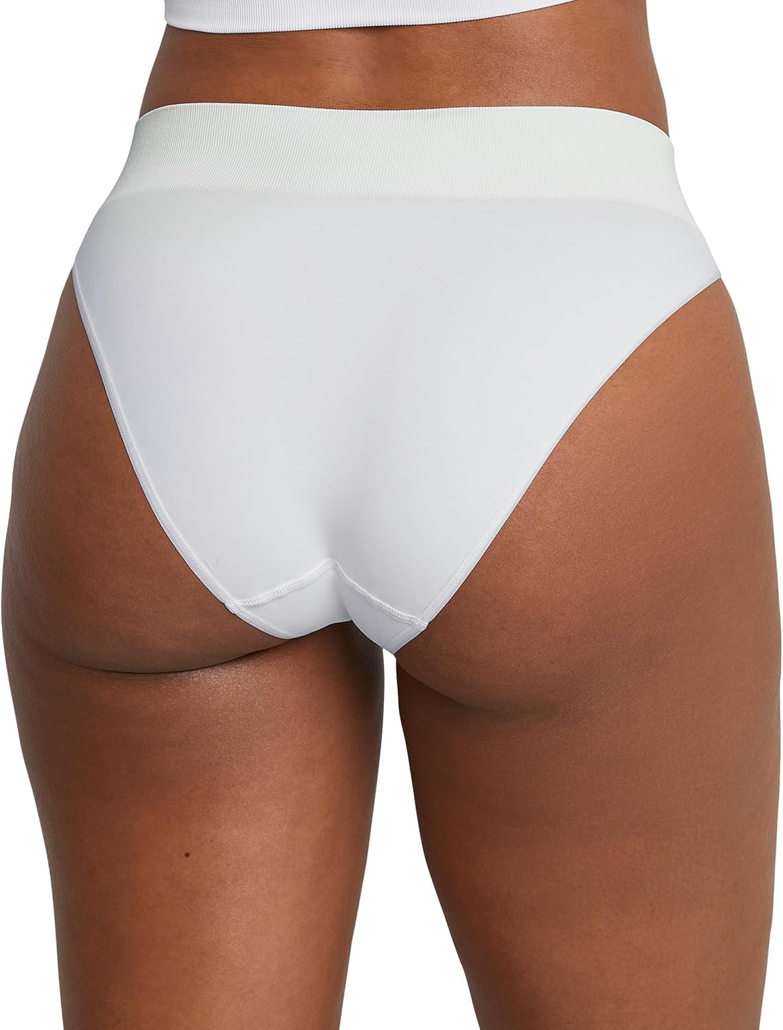 image:imageMaidenform Womens M Underwear Seamless HiCut Bikini Panties HighLeg Underwear for Women 3PackSandshellWhiteSandshell