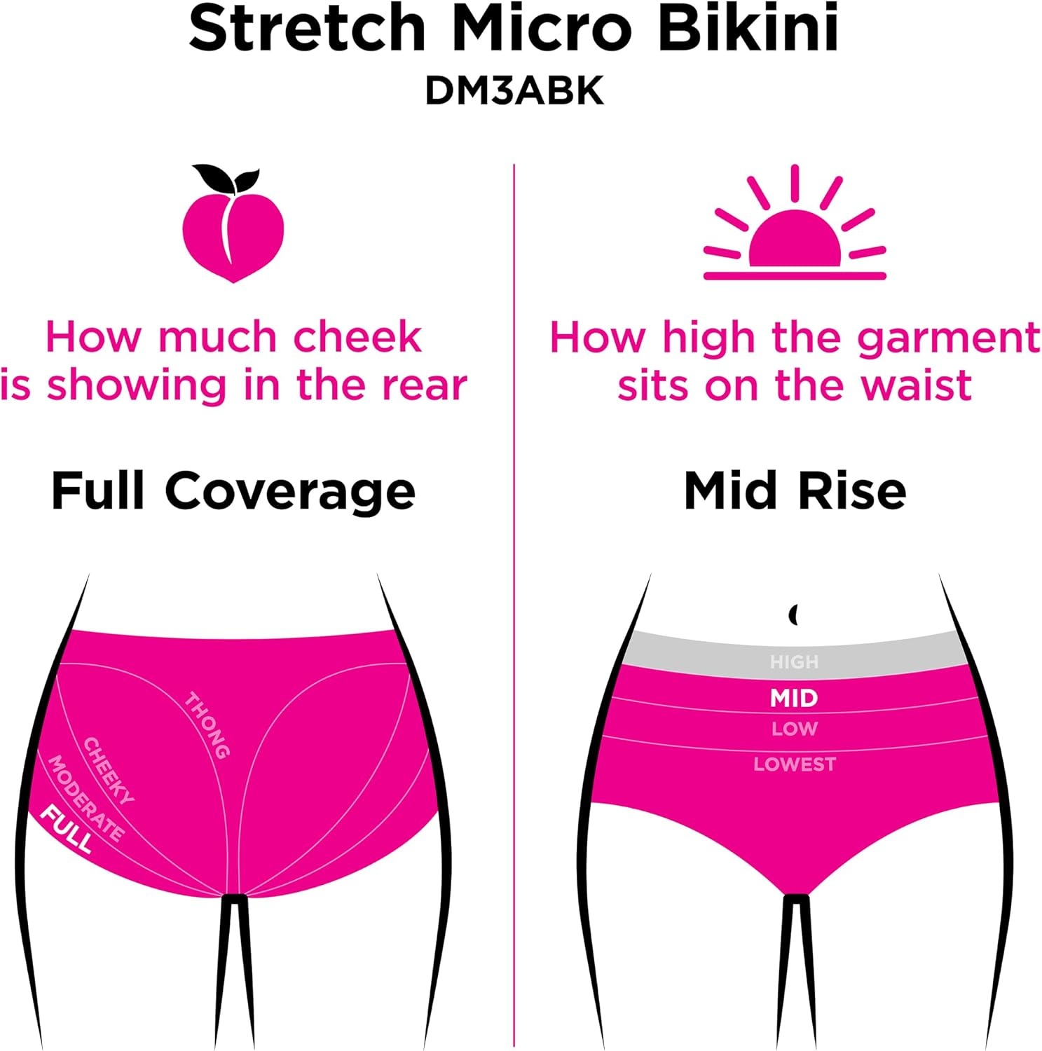 image:imageMaidenform Womens Microfiber Bikini Underwear Midrise Bikini Panties 3packAlmondEvening BlushPretty Blush