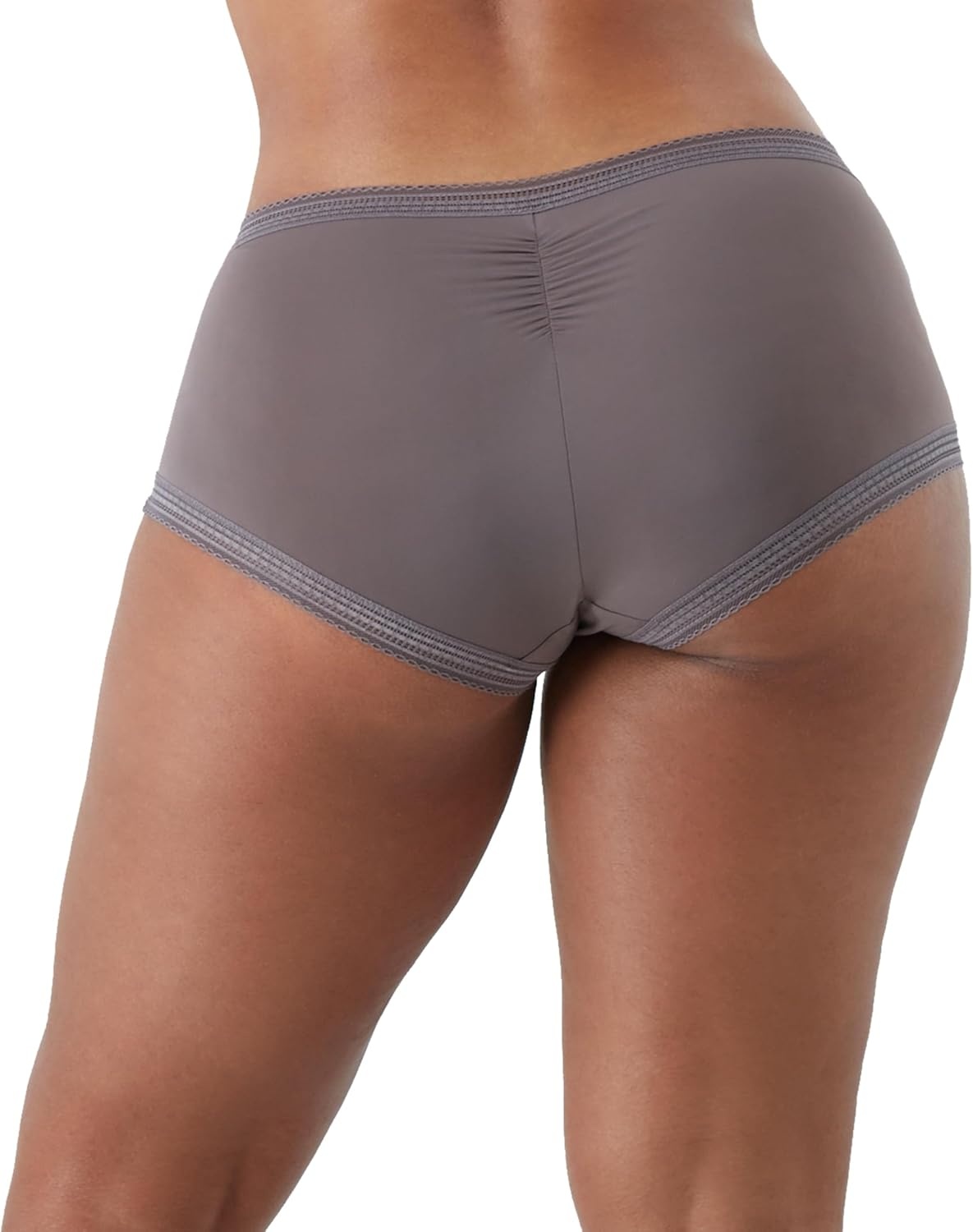 image:imageMaidenform Womens Microfiber Boyshort Underwear Modern Full Coverage Boyshort Panty 3packBlackEvening BlushSparrow