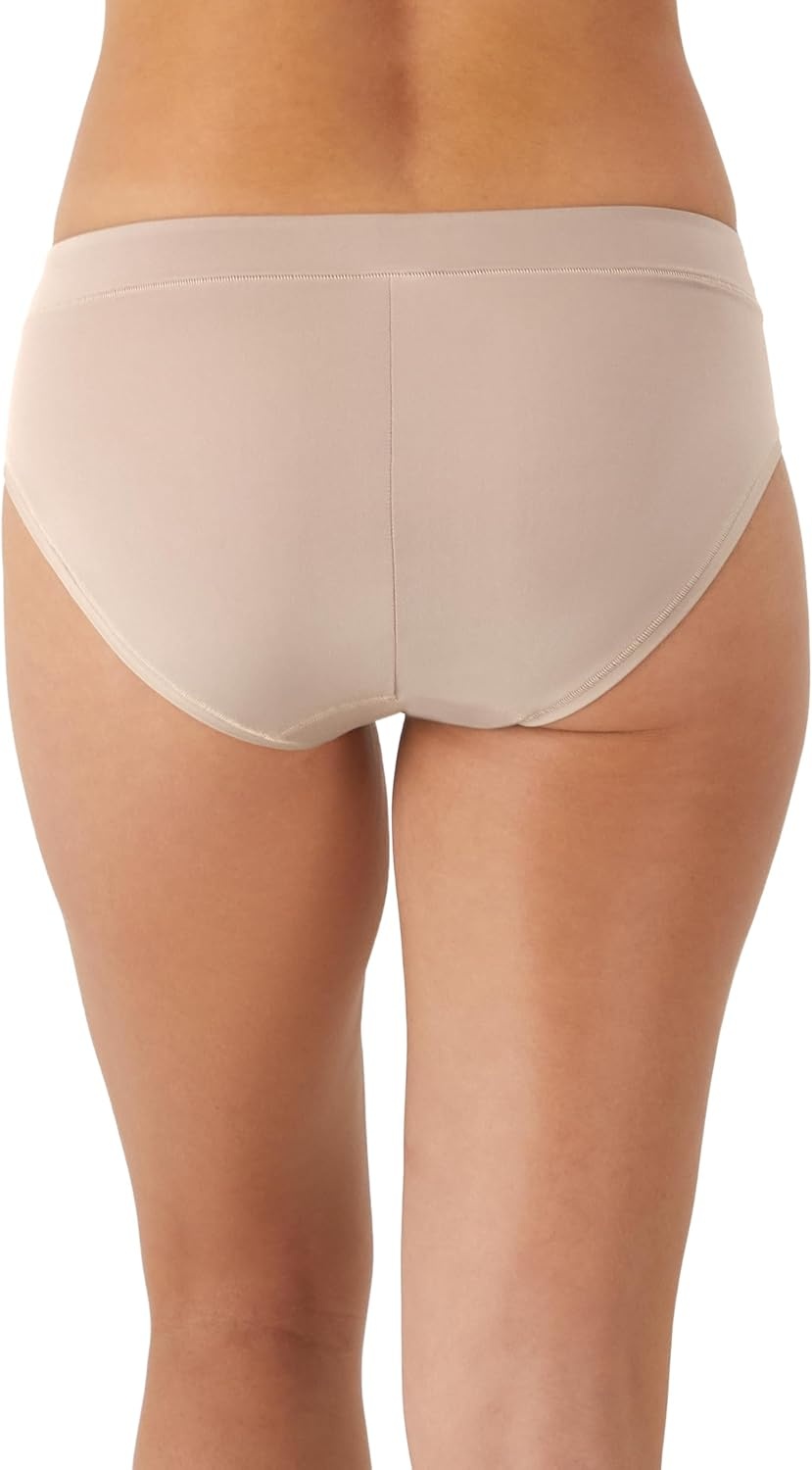 image:imageMaidenform Womens Microfiber High Leg Underwear Highrise Tailored High Leg Panties 3packAlmondEvening BlushPretty Blush