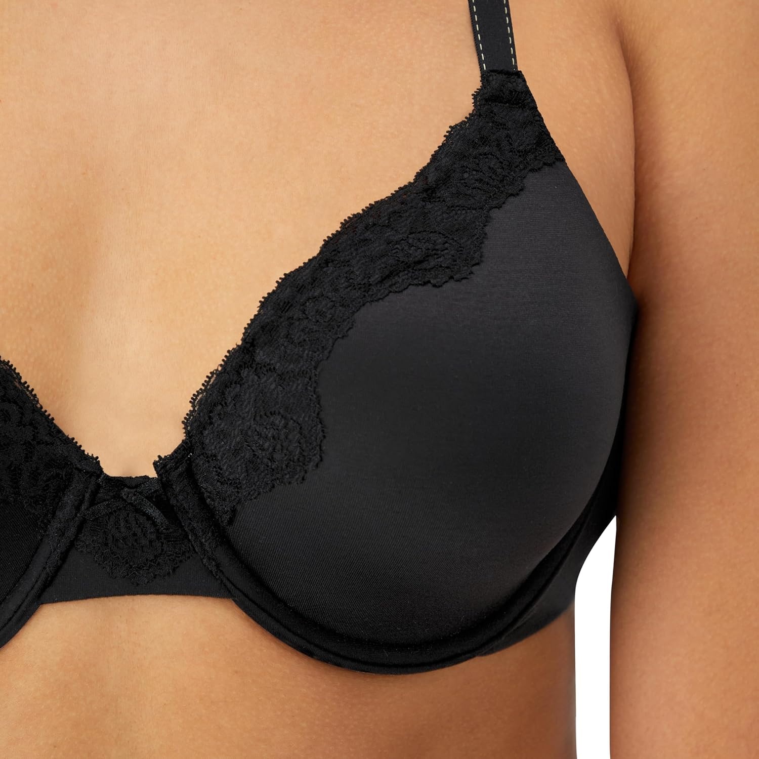 image:imageMaidenform Womens Padded Underwire Bra Full Coverage TShirt Bras for Women Convertible Seamless PlusBlackBody Beige Lining