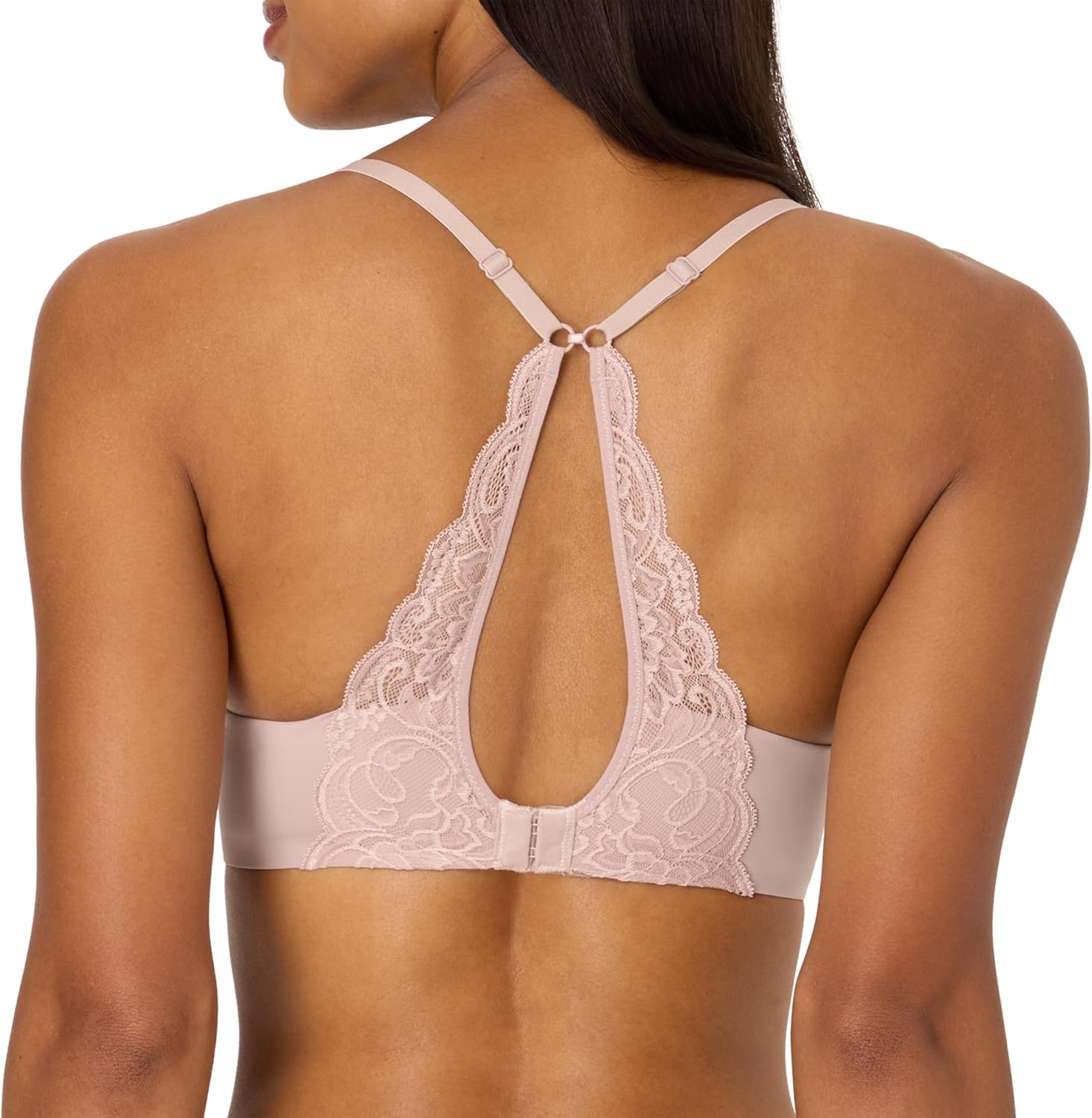 image:imageMaidenform Womens Padded Underwire Bra Full Coverage TShirt Bras for Women Convertible Seamless PlusEvening Blush Bloom Lace