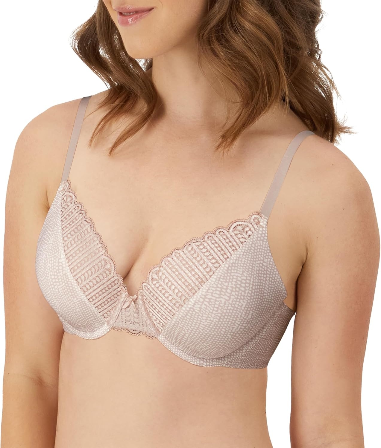 image:imageMaidenform Womens Padded Underwire Bra Full Coverage TShirt Bras for Women Convertible Seamless PlusMoving TextureGloss