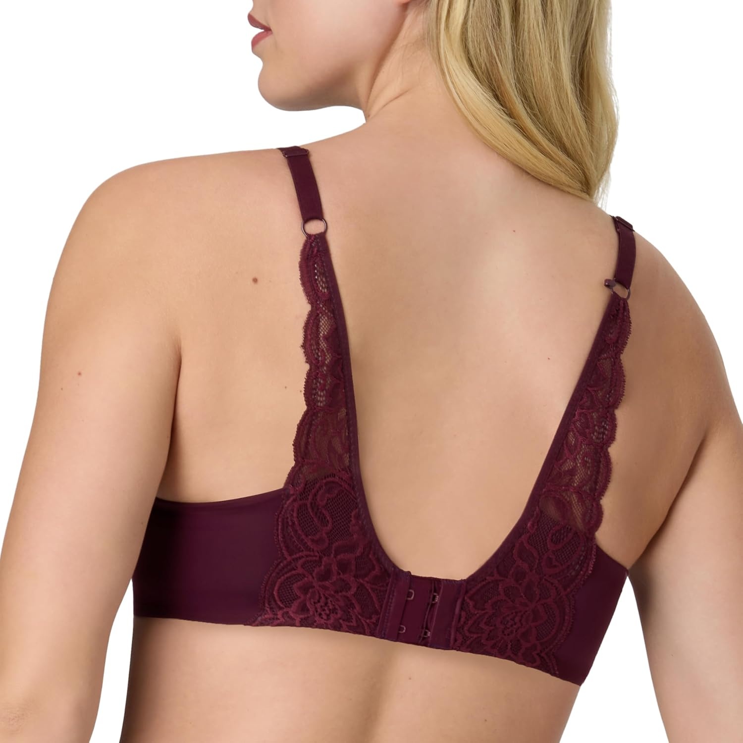 image:imageMaidenform Womens Padded Underwire Bra Full Coverage TShirt Bras for Women Convertible Seamless PlusNightfire Red