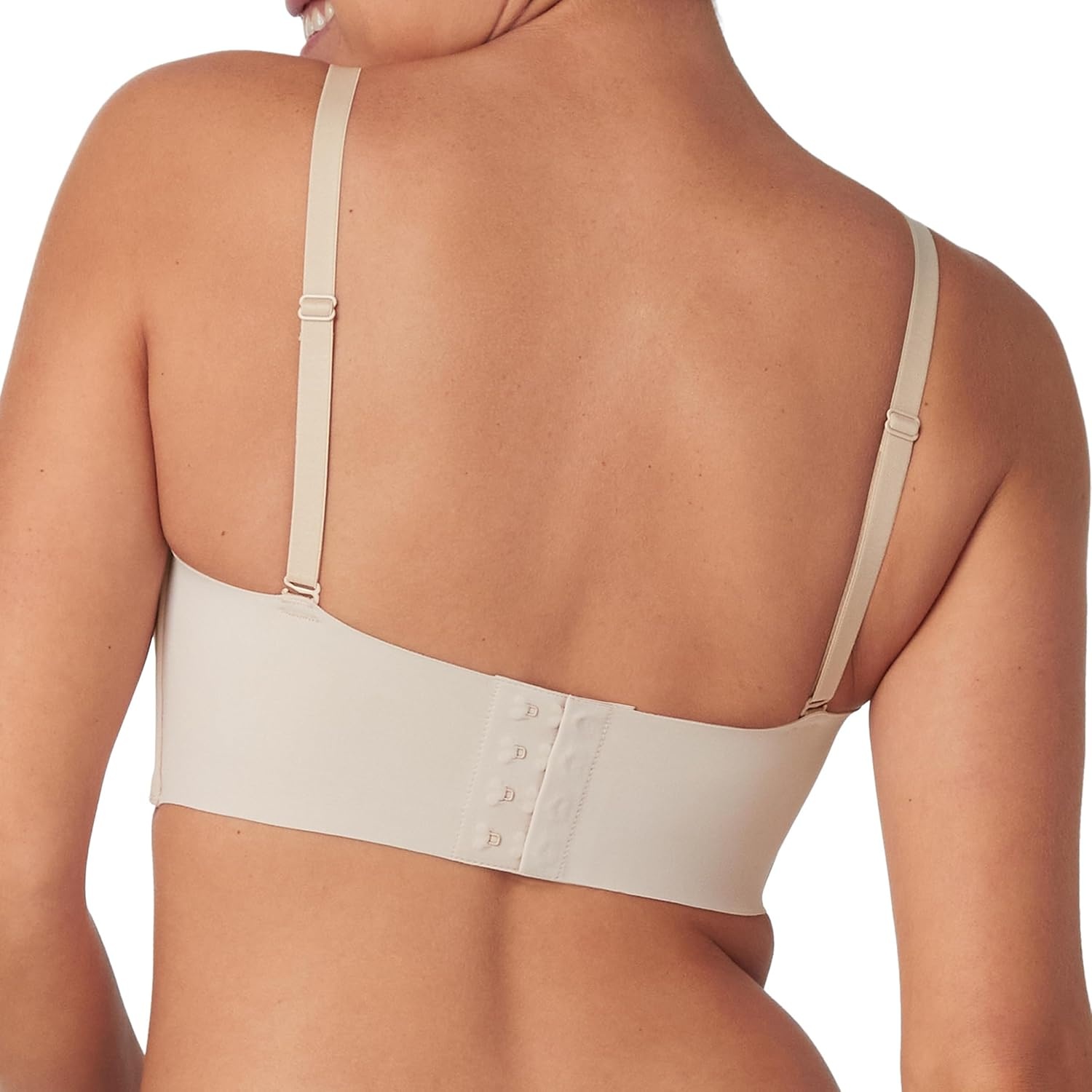 image:imageMaidenform Womens Pure Comfort Strapless Stayput Wireless Fullcoverage Convertible BraAlmond