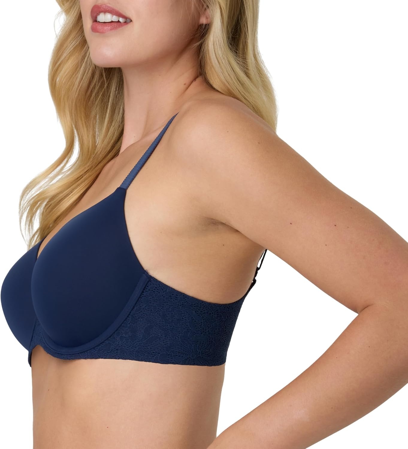 image:imageMaidenform Womens PushUp Bra with Custom Lift One Underwire Bras for Women Convertible PlusNavy