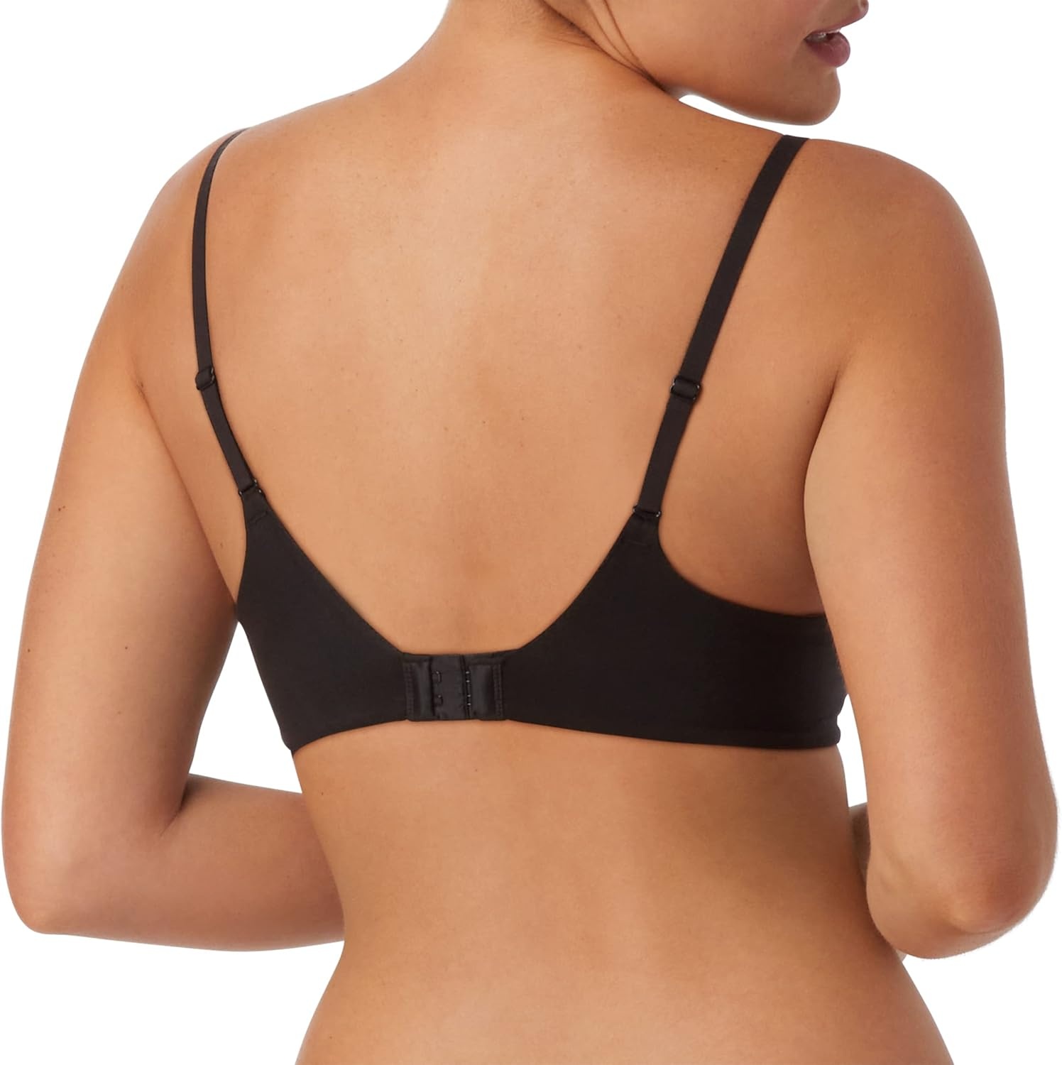 image:imageMaidenform Womens PushUp Bra with Microfiber Comfort Devotion Your Lift Underwire Bras for Women Convertible LaceBlackEvening Blush