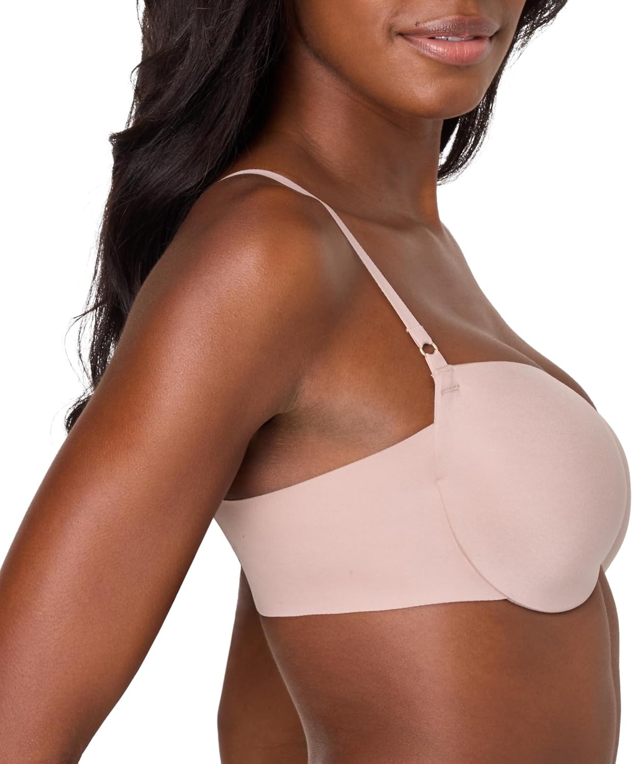 image:imageMaidenform Womens Pushup Bra Comfortable Underwire Lace Bras for Women Sexy Lace Natural Lift Adjustable StrapsEvening Blush