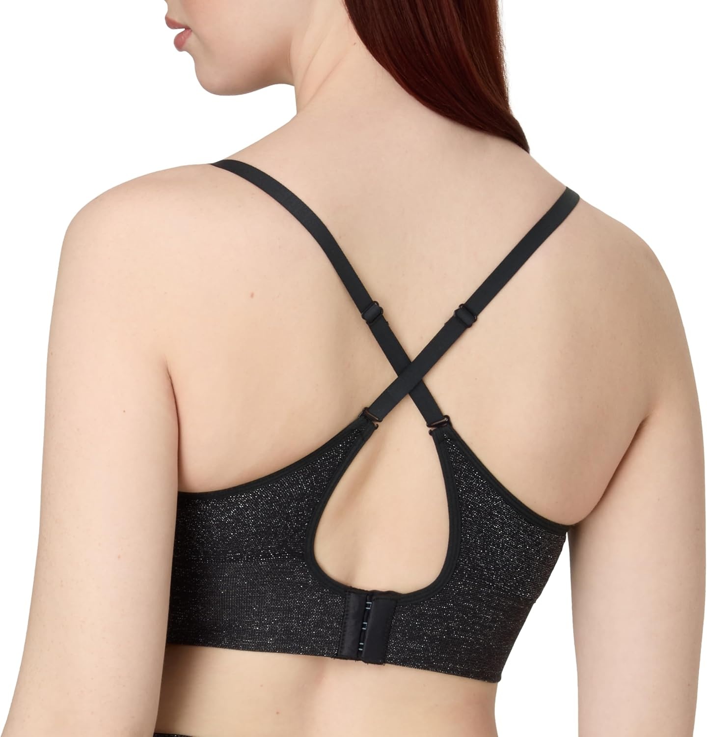 image:imageMaidenform Womens Pushup Bra M Seamless Lift Longline Bralettes Bras for Women Seamless Convertible Plus Sizes TooBlackSilver