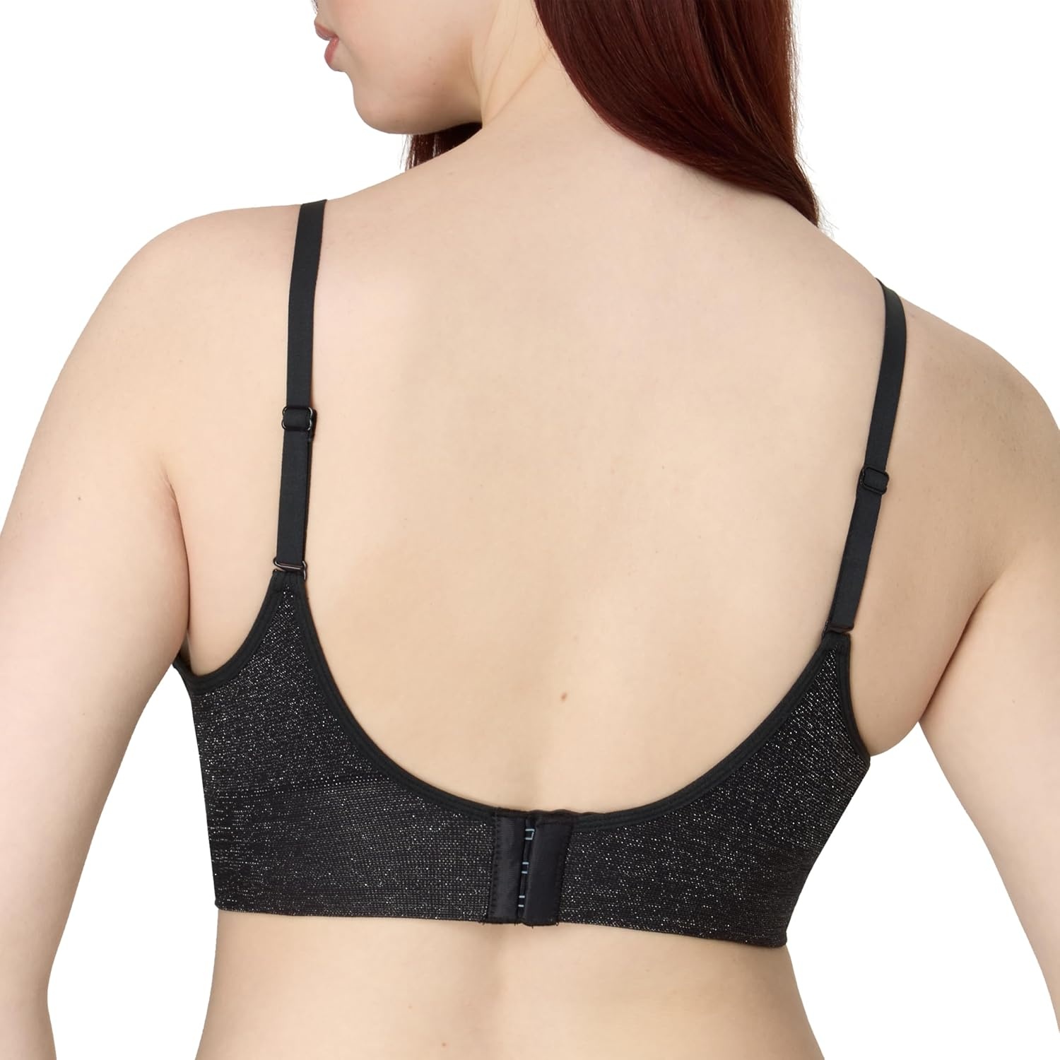 image:imageMaidenform Womens Pushup Bra M Seamless Lift Longline Bralettes Bras for Women Seamless Convertible Plus Sizes TooBlackSilver
