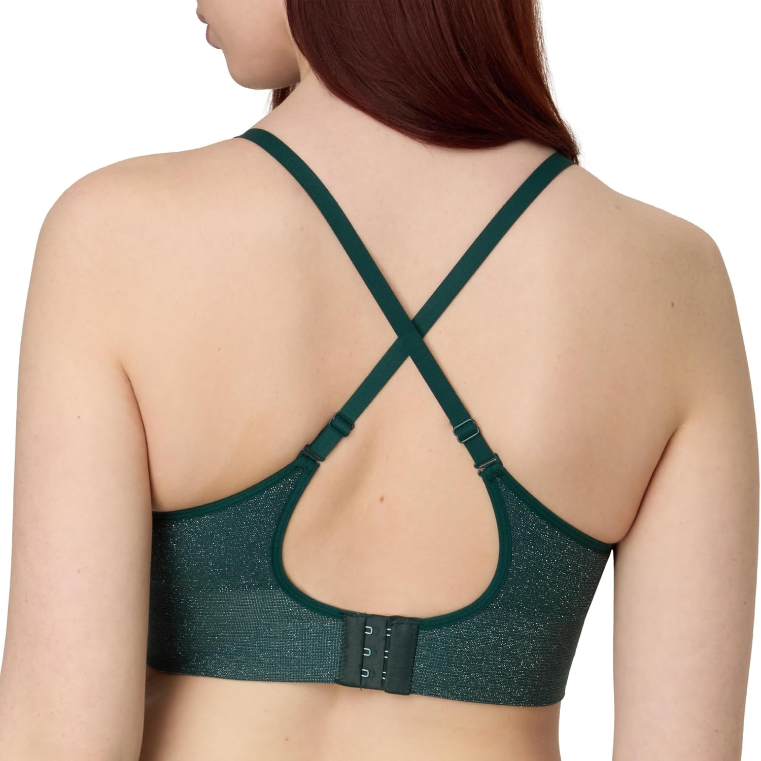 image:imageMaidenform Womens Pushup Bra M Seamless Lift Longline Bralettes Bras for Women Seamless Convertible Plus Sizes TooFashion GreenSilver