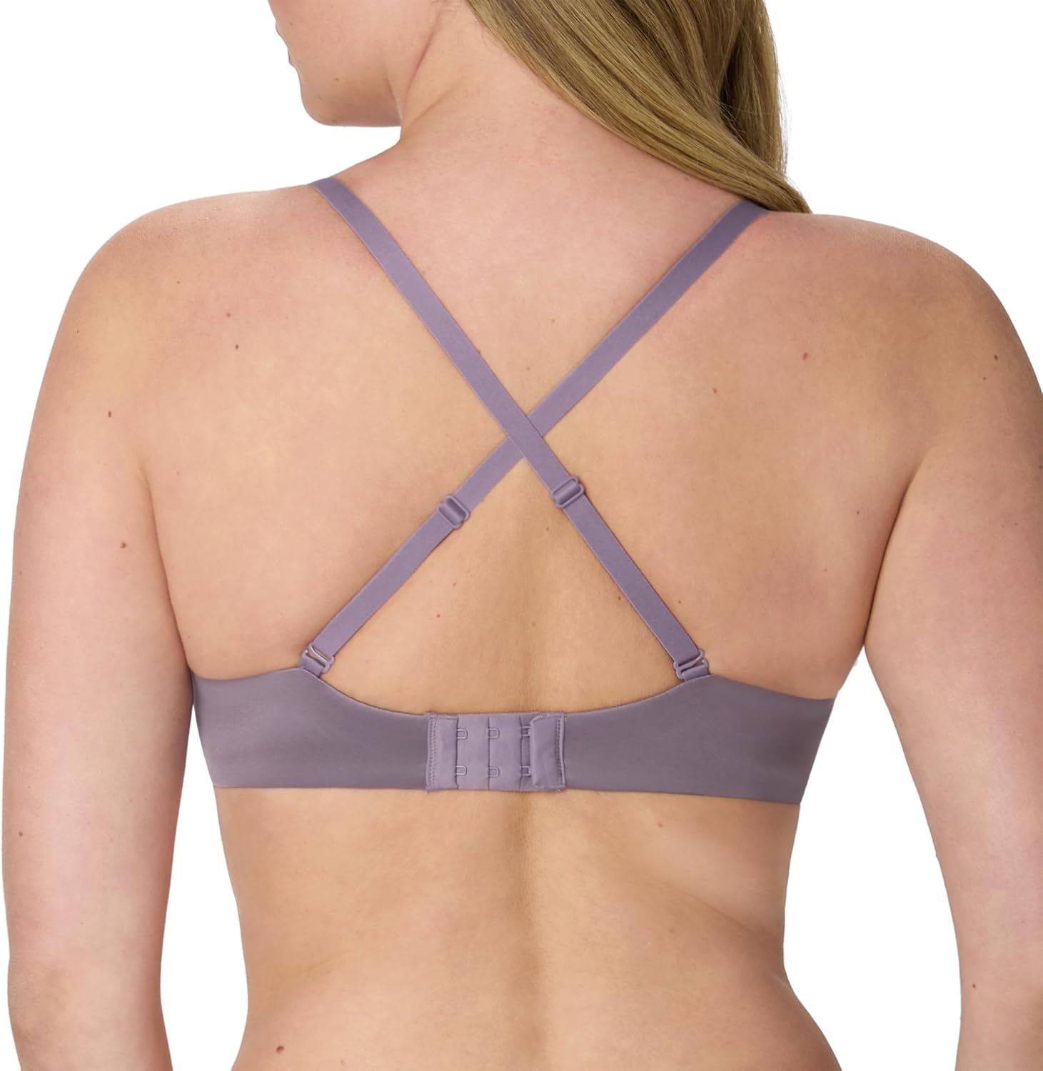 image:imageMaidenform Womens Pushup Bra with Dreamwire NoPoke Underwire Pushup Bras for Women Convertible Demi Coverage SexyPerfectly Purple