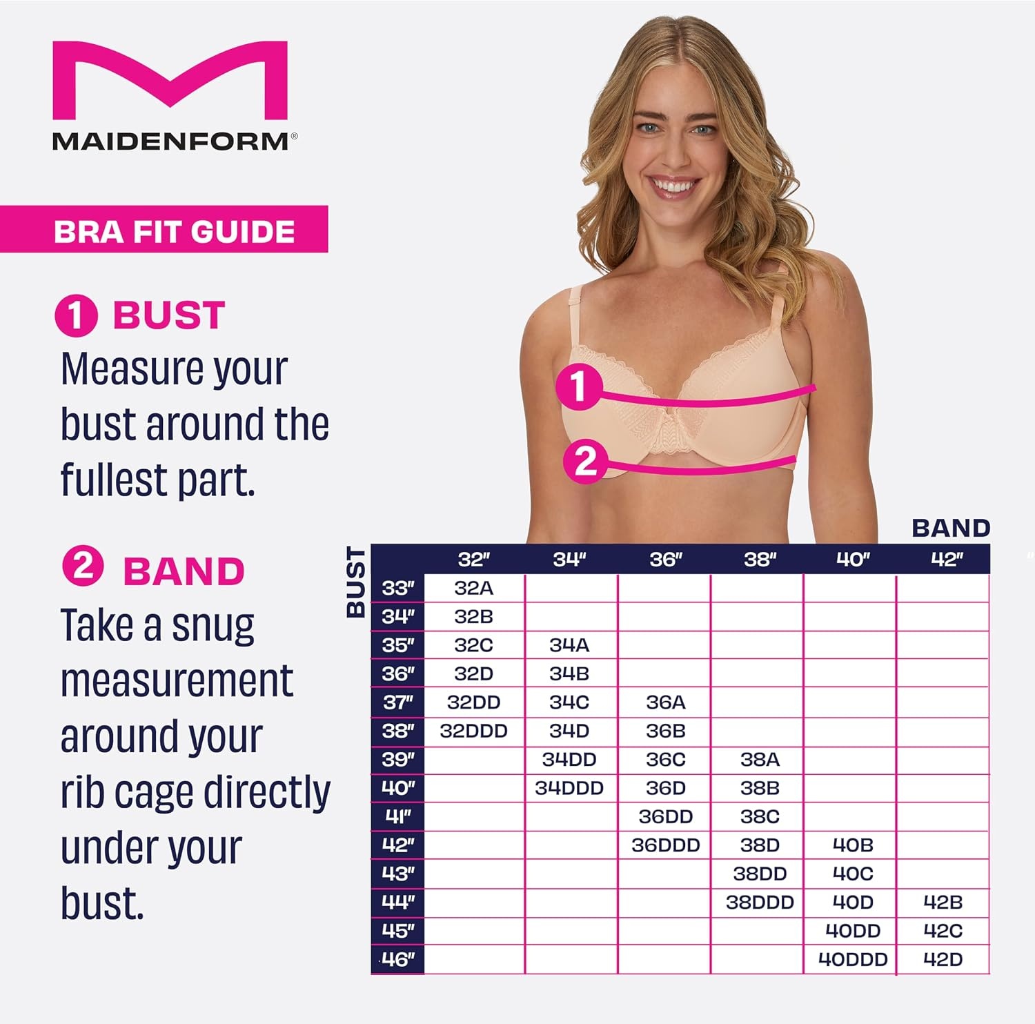 image:imageMaidenform Womens Racerback Bra with Shaping amp Support One Fab Fit Underwire Bras for Women Lightly Lined Front CloseBeige Bisque