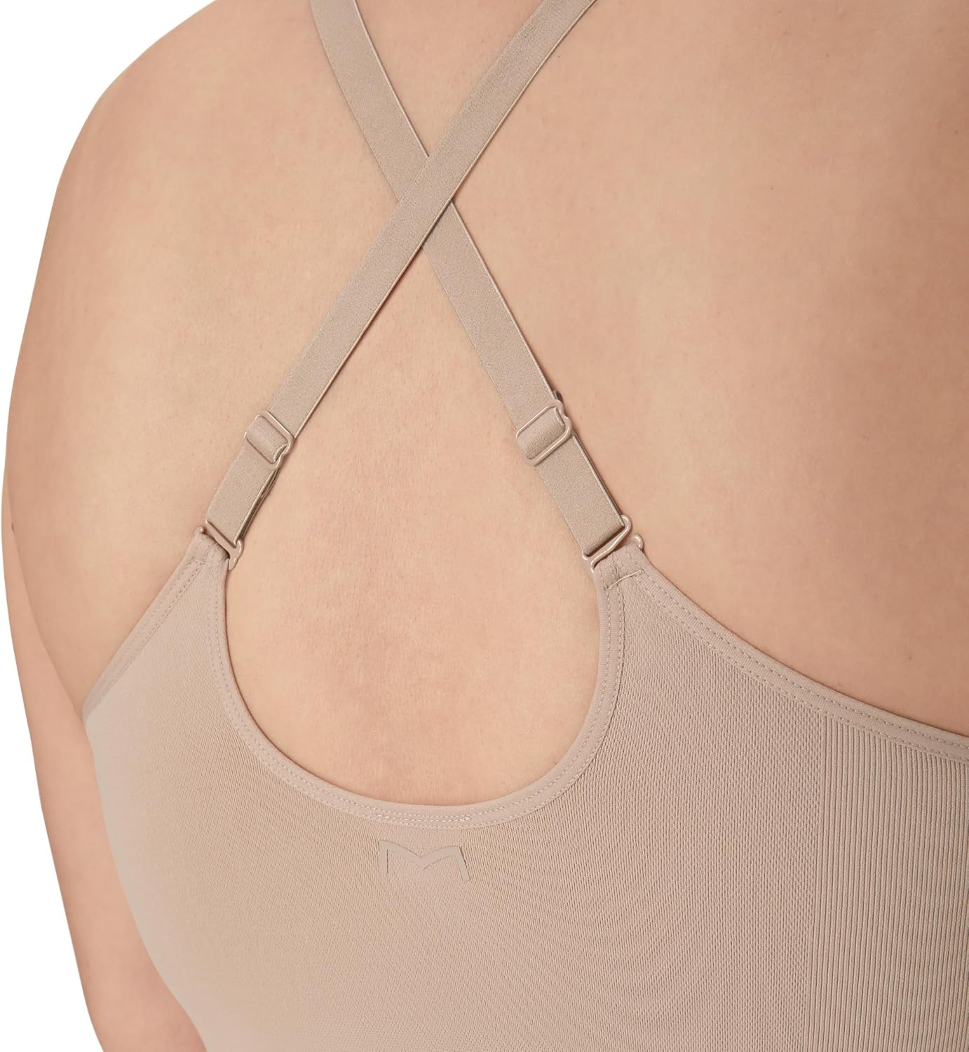 image:imageMaidenform Womens Seamless Shapewear Tummy Control Midthigh Bodysuit Slimmer Short Body SuitEvening Blush