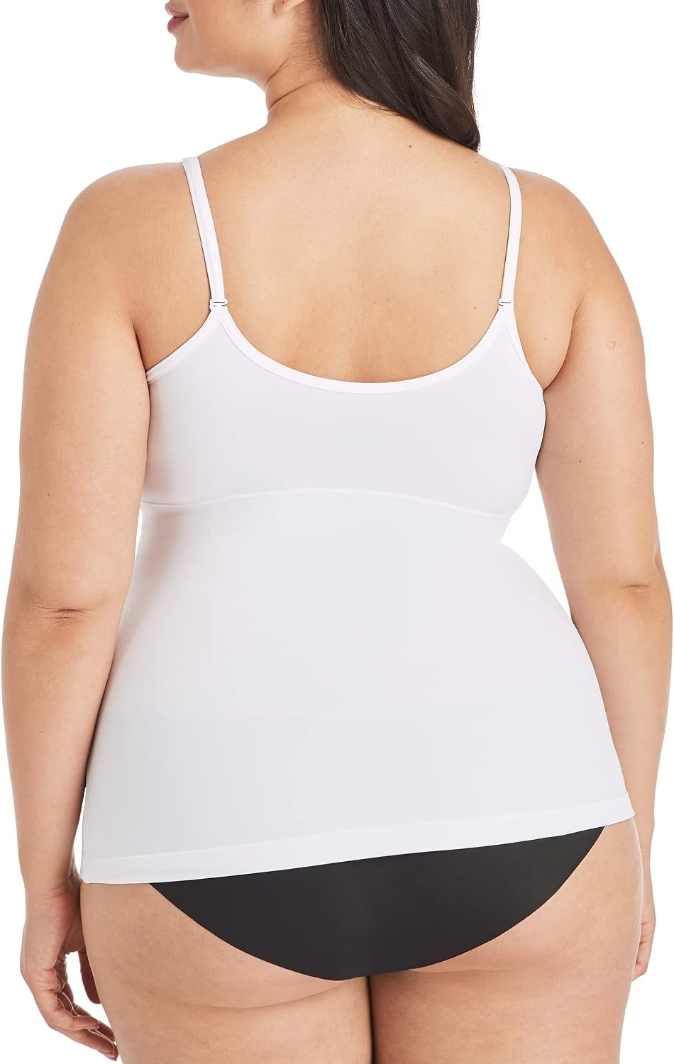 image:imageMaidenform Womens Shapewear Cami Tank Top Tummy Control Shapewear for Women Backsmoothing Fajas Cami Plus Size TooWhite