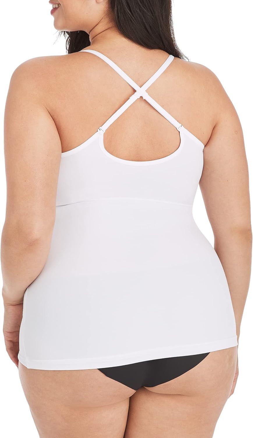 image:imageMaidenform Womens Shapewear Cami Tank Top Tummy Control Shapewear for Women Backsmoothing Fajas Cami Plus Size TooWhite