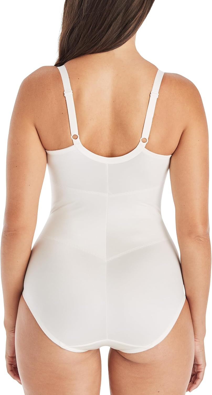 image:imageMaidenform Womens Shapewear Tummy Control Bodysuit BuiltIn Underwire Bra Ultra Firm Control Shapewear for WomenButtercream