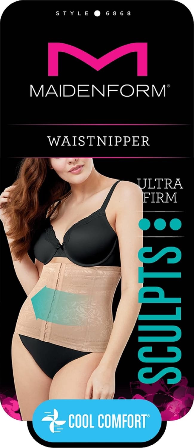 image:imageMaidenform Womens Shapewear Waist Nipper Ultra Firm Control TrainerBody Beige