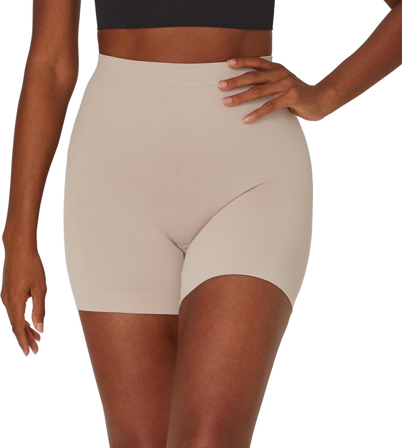 image:imageMaidenform Womens Shapewear for Women Firm Tummy Control Thigh Slimmer Shorts Waist Trainer Seamless SmoothingEvening Blush