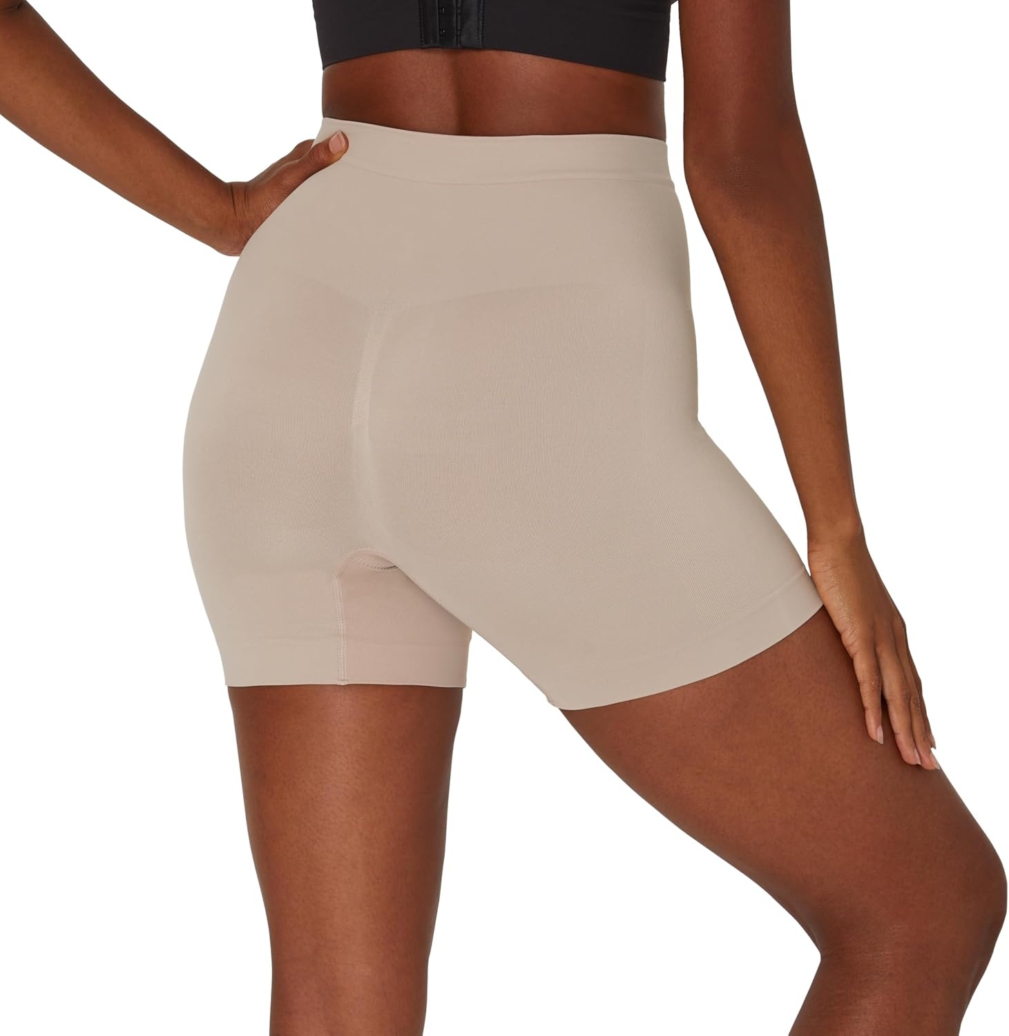 image:imageMaidenform Womens Shapewear for Women Firm Tummy Control Thigh Slimmer Shorts Waist Trainer Seamless SmoothingEvening Blush