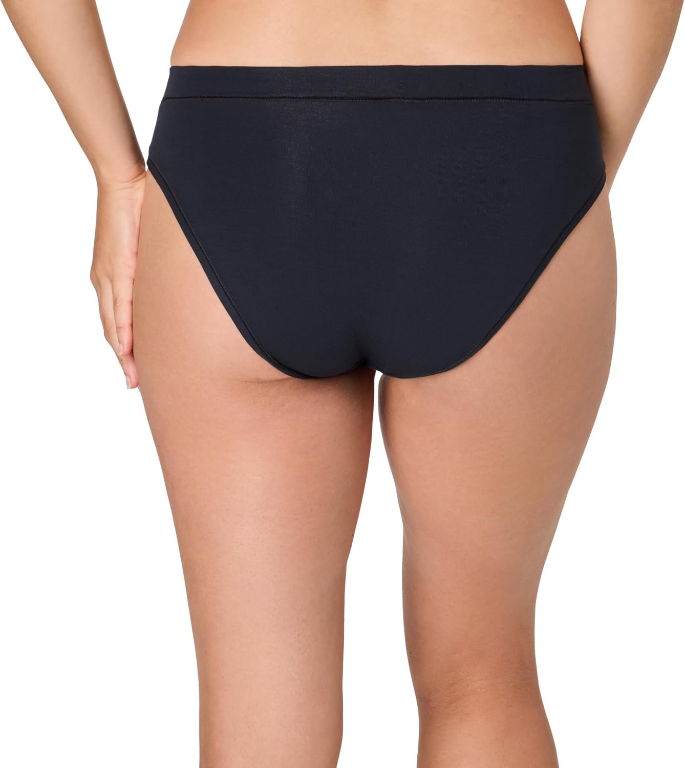 image:imageMaidenform Womens Underwear Bikini 4pack Moderate Coverage Midrise Bamboo Soft Stretch Comfortable Bikini PackBlackBlackBlackBlack