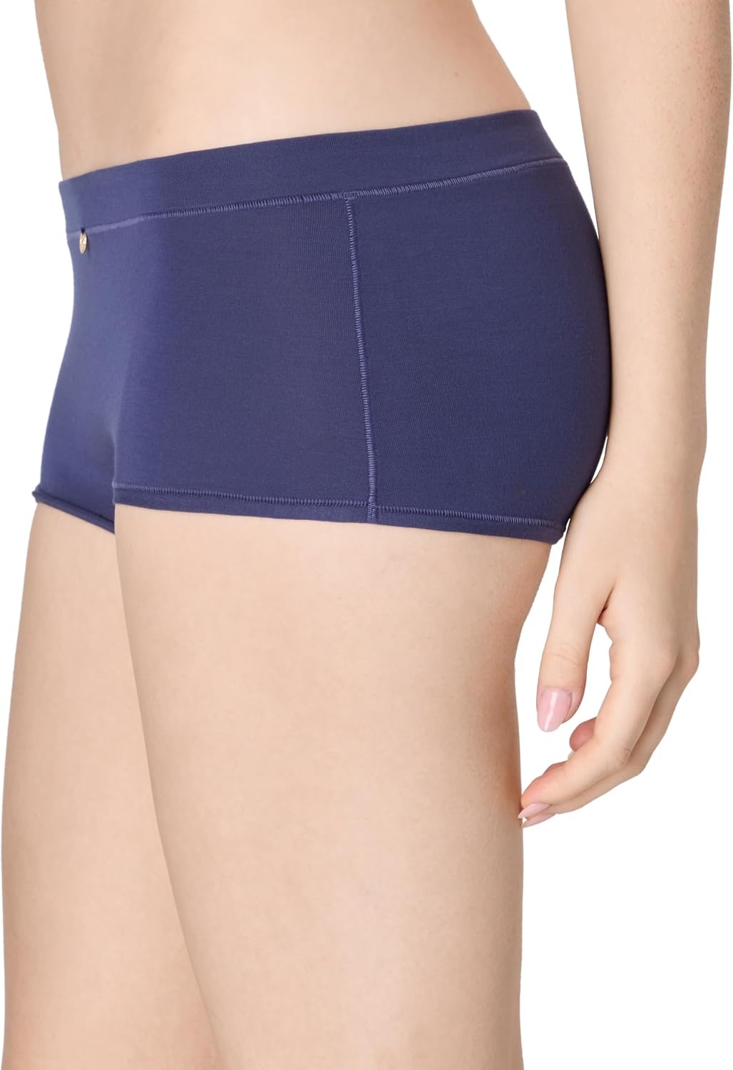 image:imageMaidenform Womens Underwear Boy Shorts 4pack Boy Short Panties for Women Midrise Panty MicrofiberBlack HeartsNavyAlmondEvening Blush