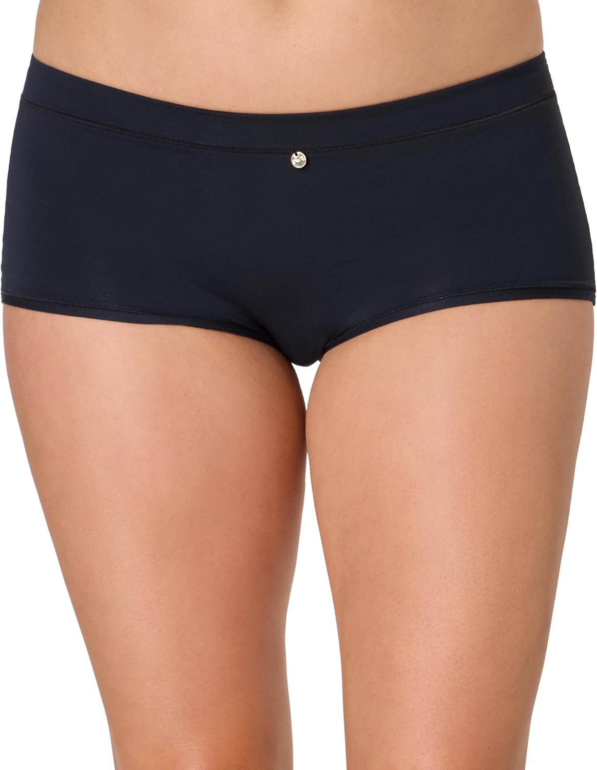 image:imageMaidenform Womens Underwear Boy Shorts 4pack Boy Short Panties for Women Midrise Panty MicrofiberBlackBlackBlackBlack