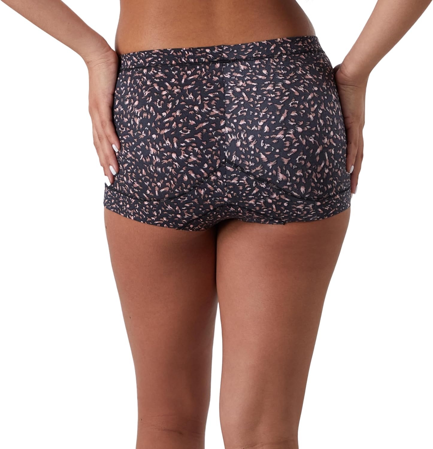 image:imageMaidenform Womens Underwear Boy Shorts Pack 3Pack Microfiber Boy short Underwear Women Pack Coverage Panties for WomenBlackBlack PetalBody Beige
