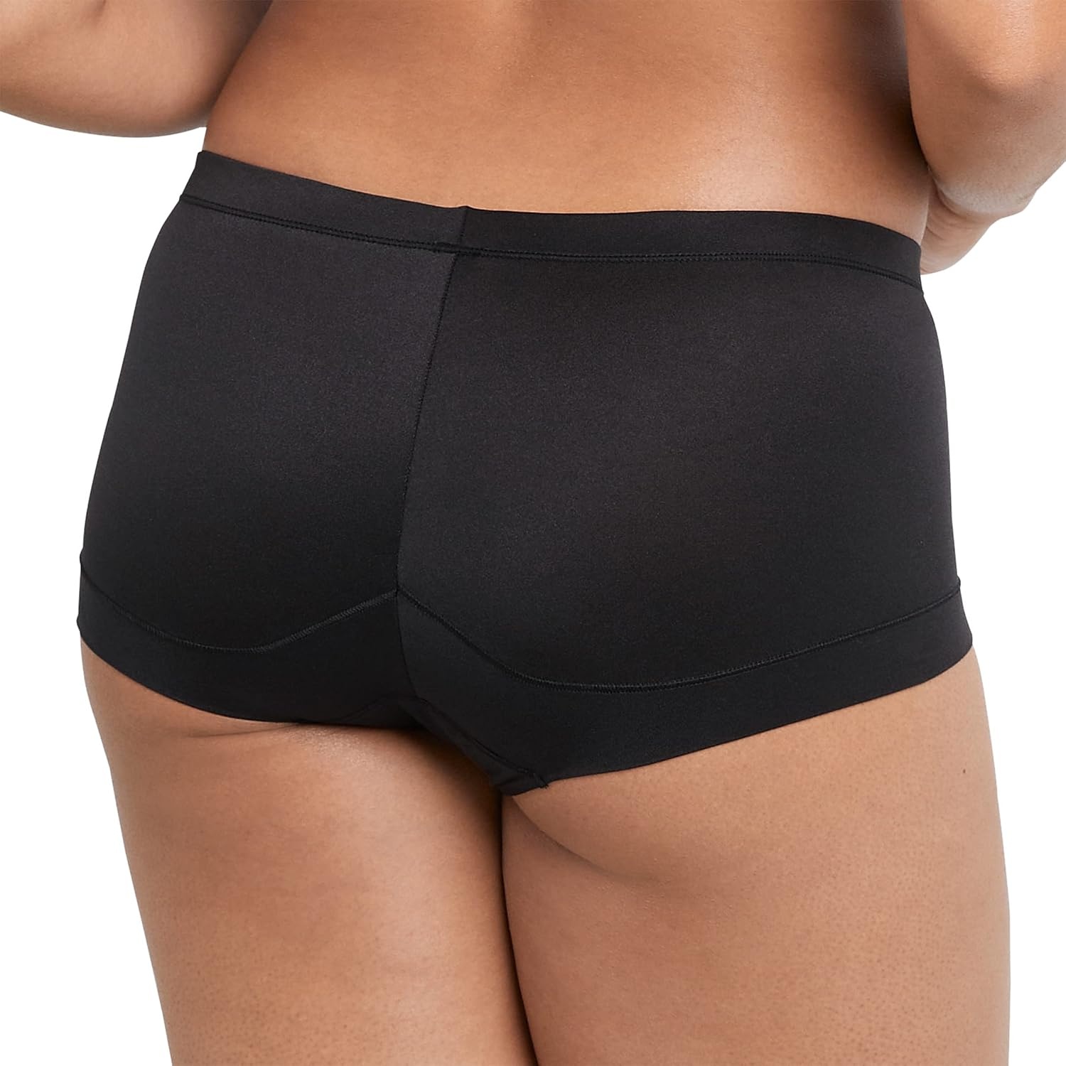 image:imageMaidenform Womens Underwear Boy Shorts Pack 3Pack Microfiber Boy short Underwear Women Pack Coverage Panties for WomenBlackBlackBlack