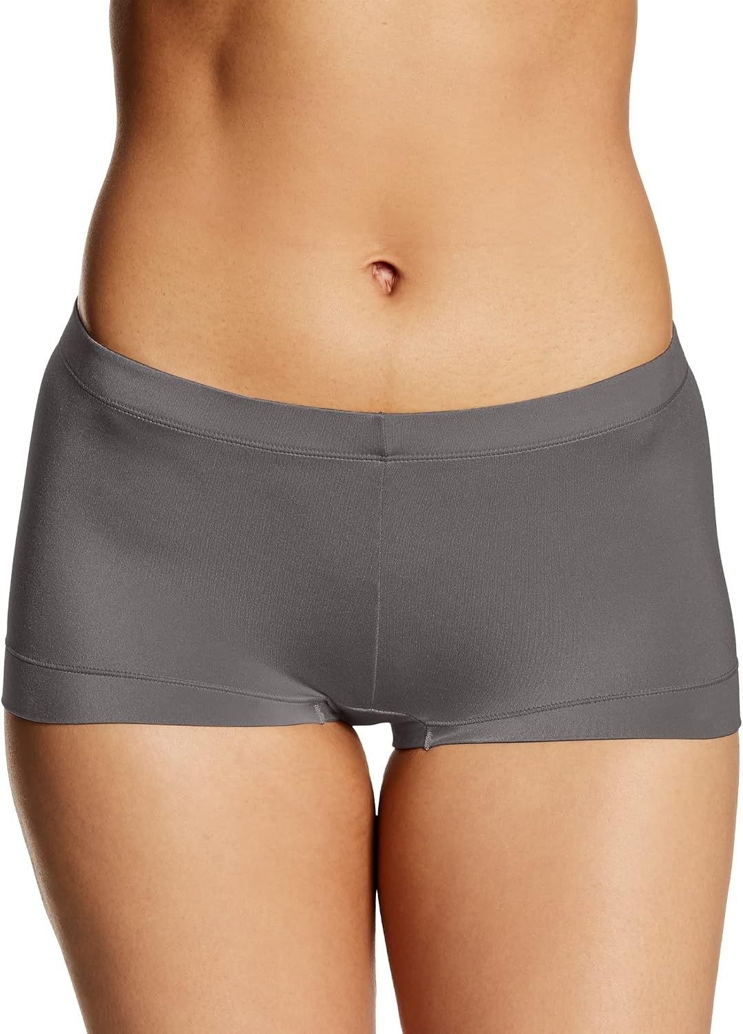 image:imageMaidenform Womens Underwear Boy Shorts Pack 3Pack Microfiber Boy short Underwear Women Pack Coverage Panties for WomenNavySteel GreyCamera Redy