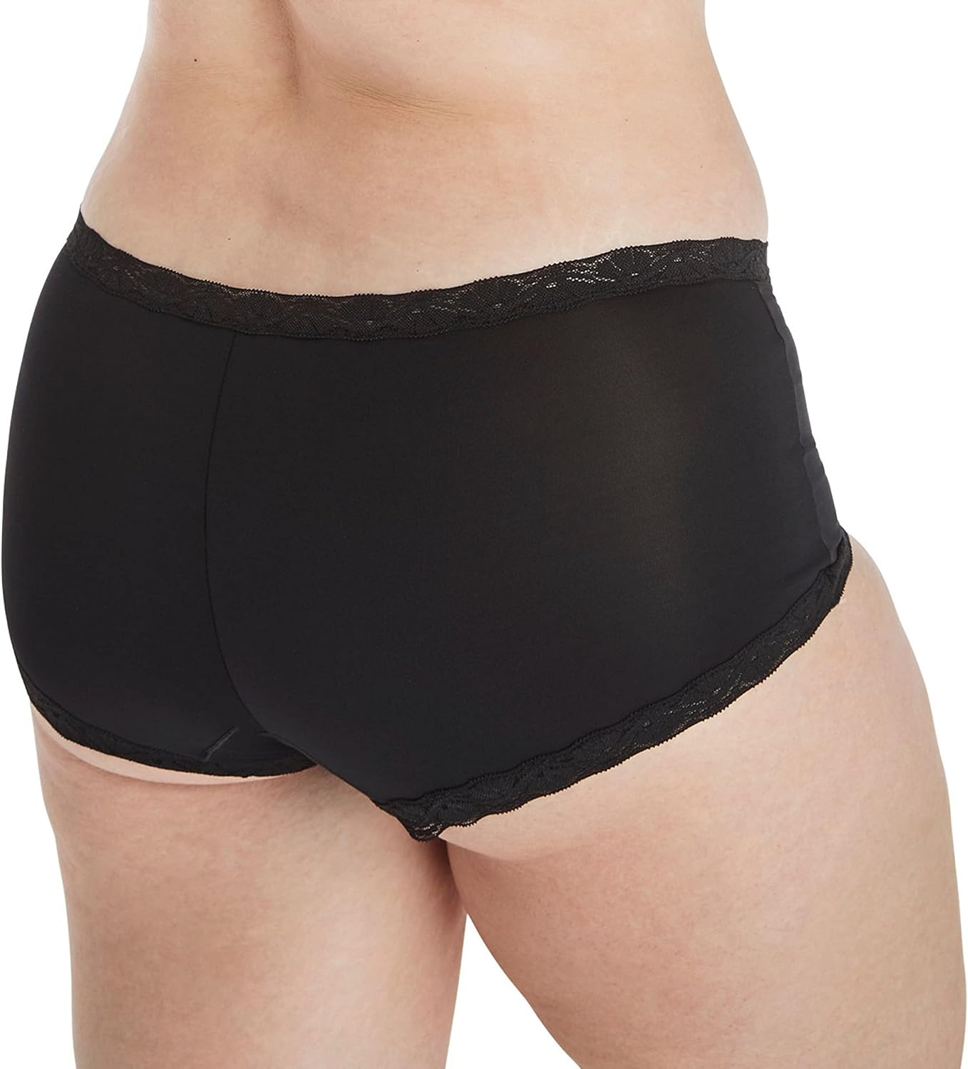 image:imageMaidenform Womens Underwear Boy Shorts Pack 3Pack Microfiber Boy shorts Underwear Women Pack Lace Panties for WomenBlackBlackBlack