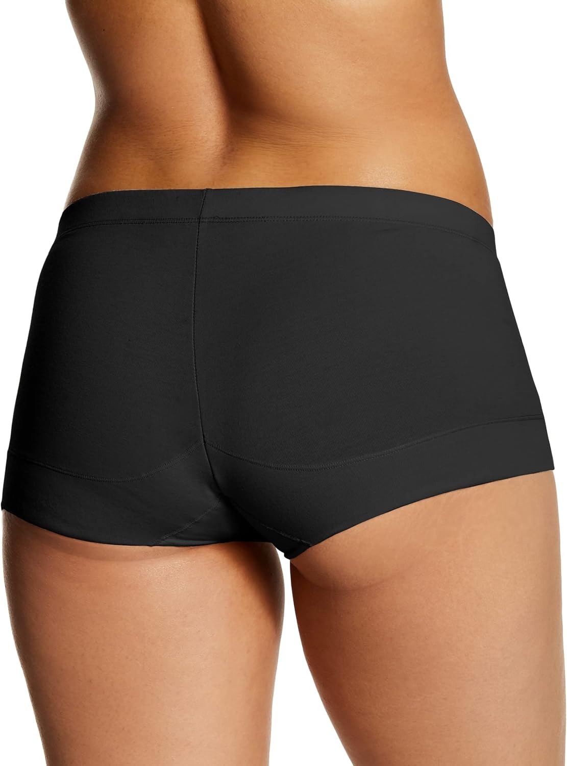image:imageMaidenform Womens Underwear Boy Shorts Pack 3Pack Stretch Cotton Underwear Women Pack Comfy Boy short Panties for WomenBlackBlackBlack