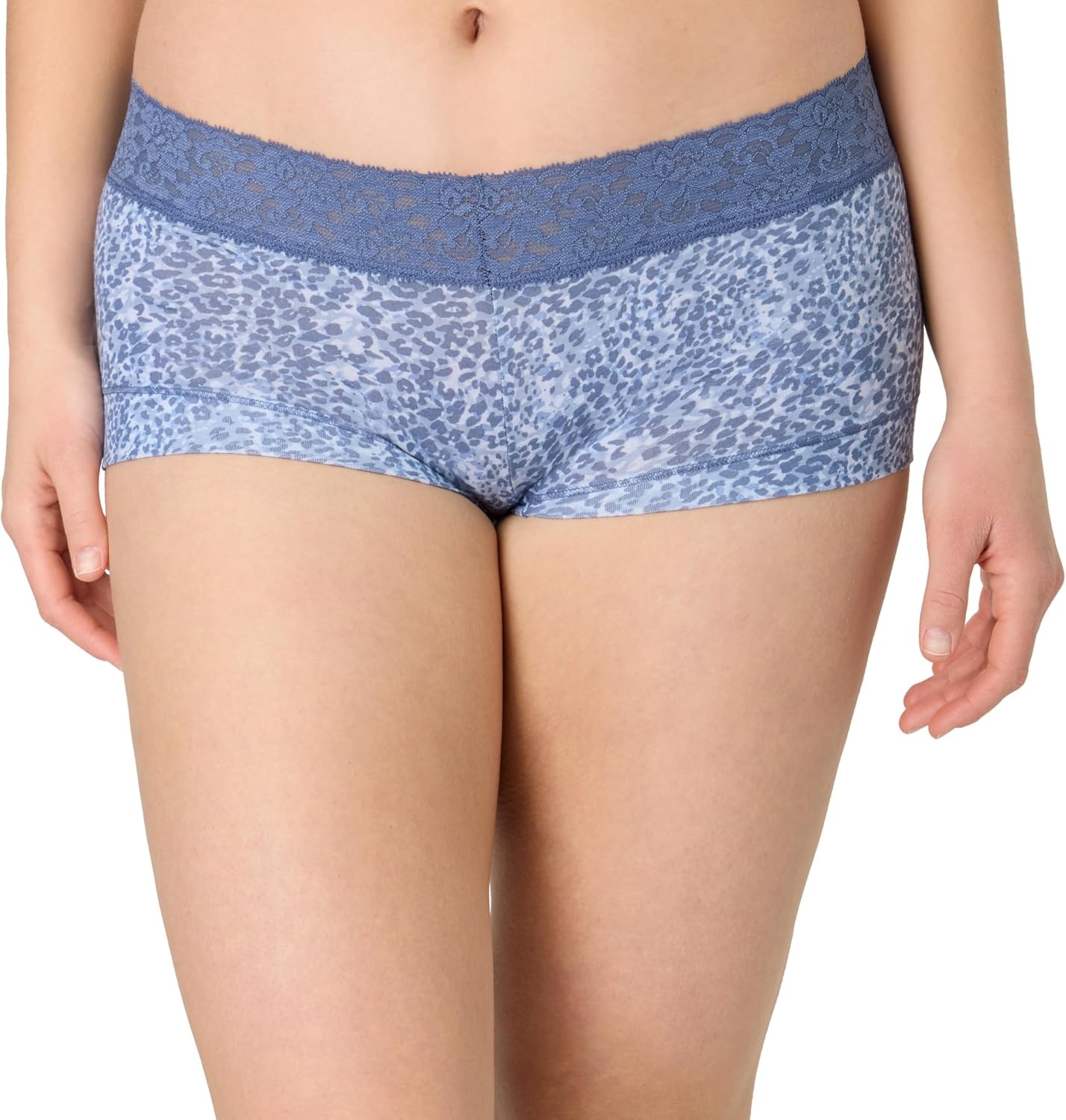 image:imageMaidenform Womens Underwear Boy Shorts Pack 3Pack Stretch Cotton Underwear Women Pack Comfy Boy short Panties for WomenBlue OmbreNavyWhite