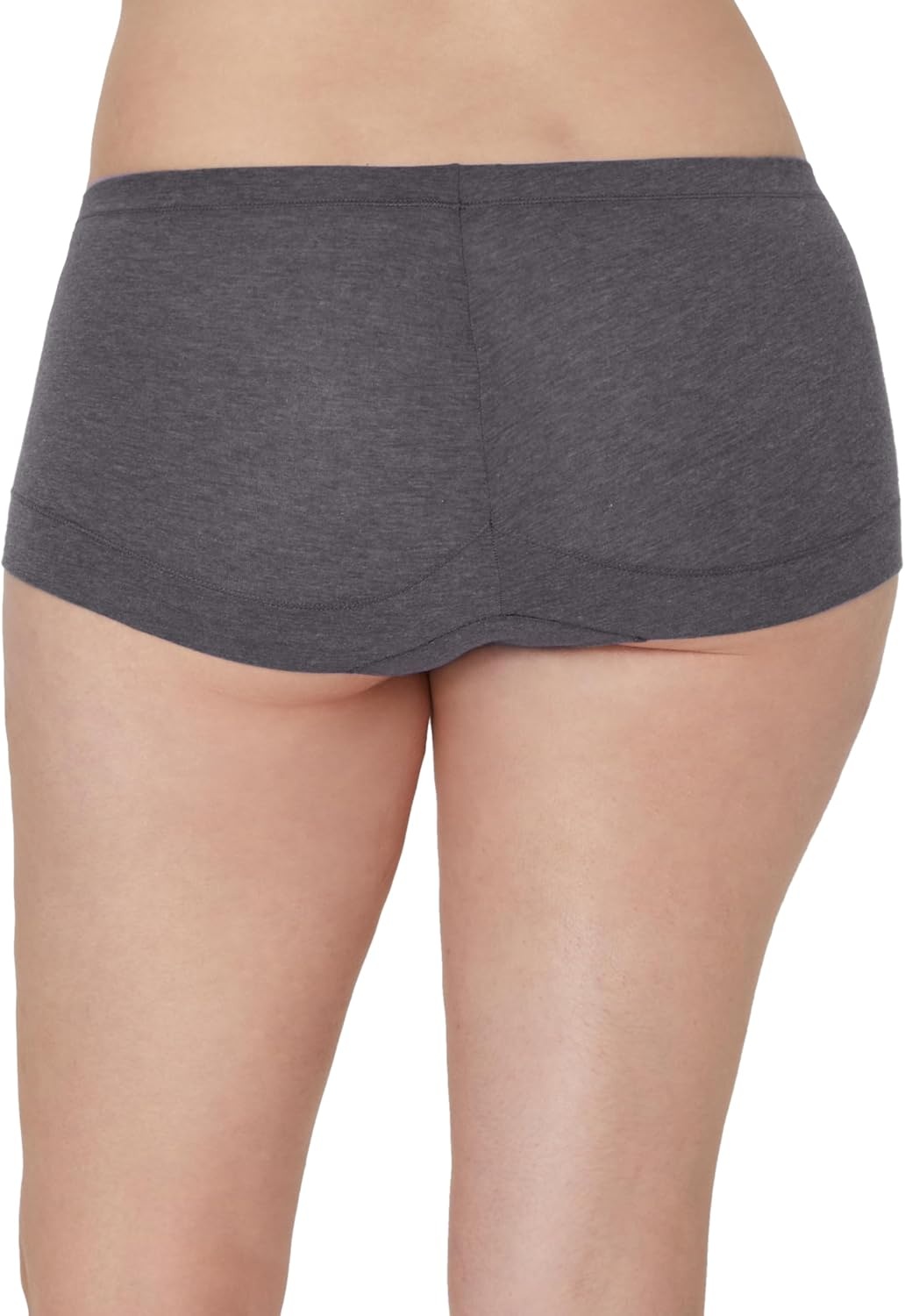 image:imageMaidenform Womens Underwear Boy Shorts Pack 3Pack Stretch Cotton Underwear Women Pack Comfy Boy short Panties for WomenDot PrintCharcoal GreyBlue Heather