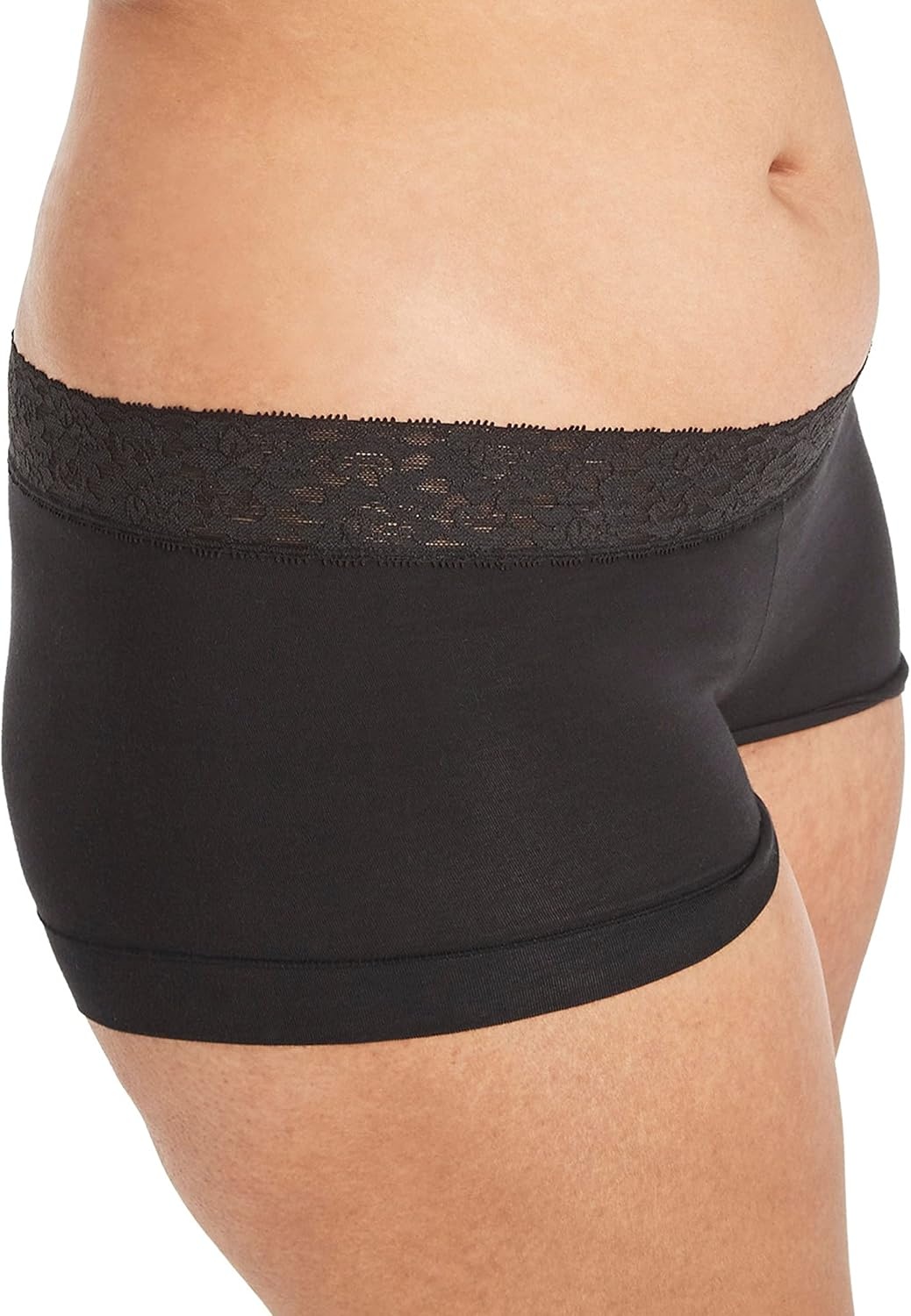 image:imageMaidenform Womens Underwear Boy Shorts Pack 3Pack Stretch Cotton Underwear Women Pack Comfy Boy short Panties for WomenNavyGrey DazeBlack